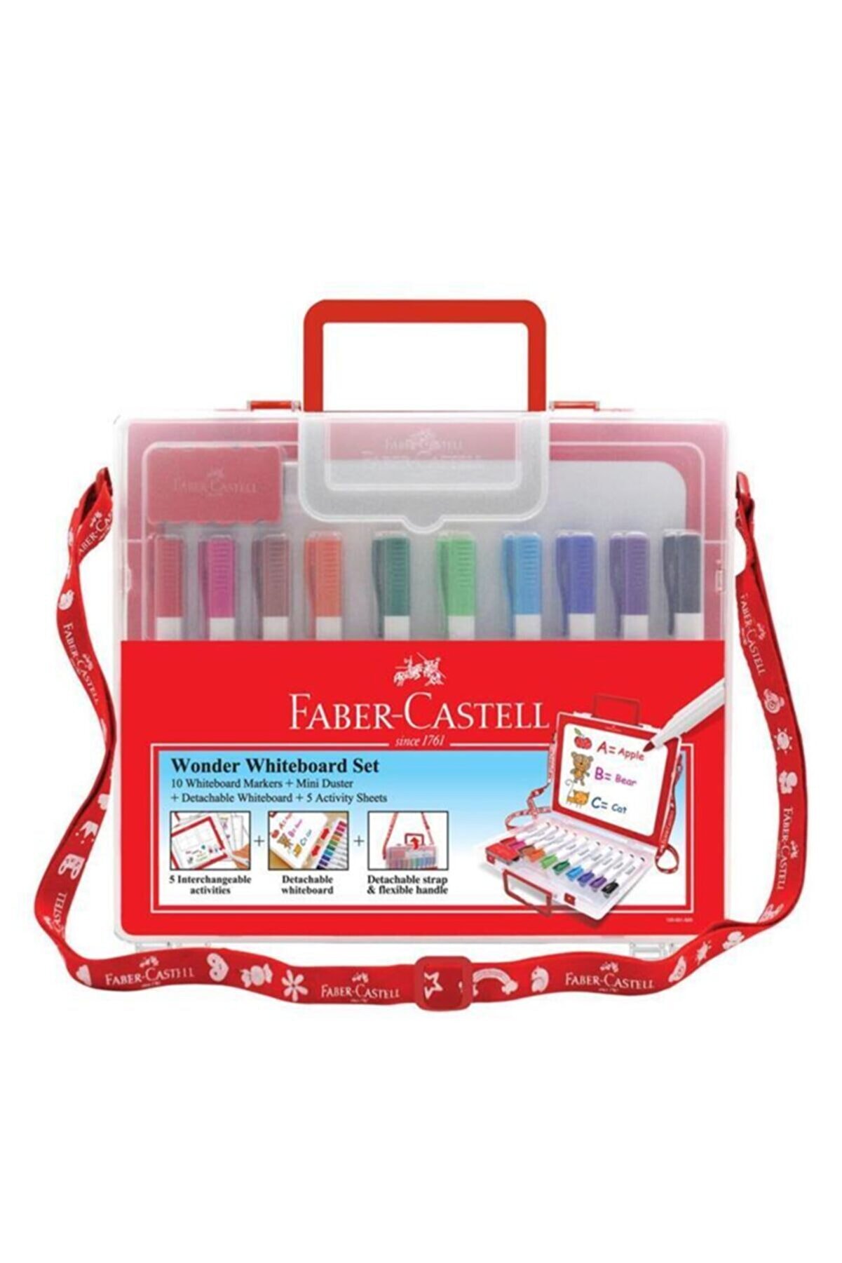 Faber Castell Çantalı Tahta Kalemi 10 Renk