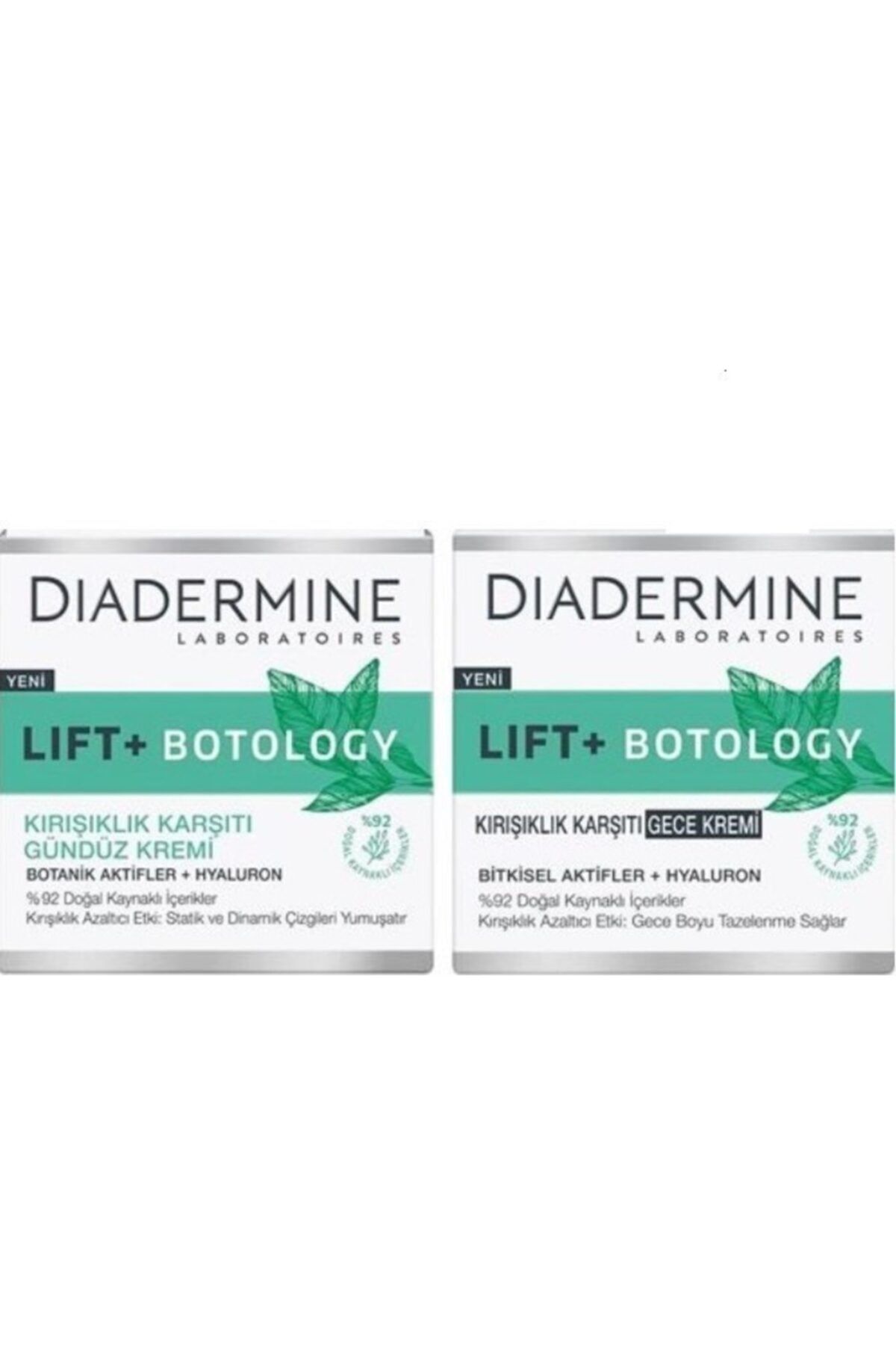Diadermine Lift+ Botology Kırışık Karşıtı Gündüz + Gece Kremi 50+50 ml