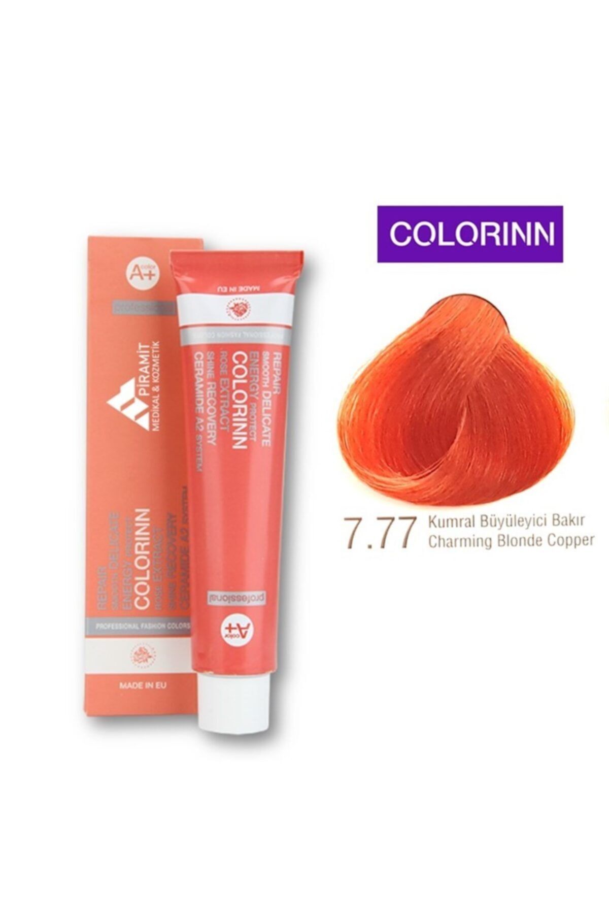 Colorinn Professional Saç Boyası 7.77 Kumral Büyüleyici Bakır