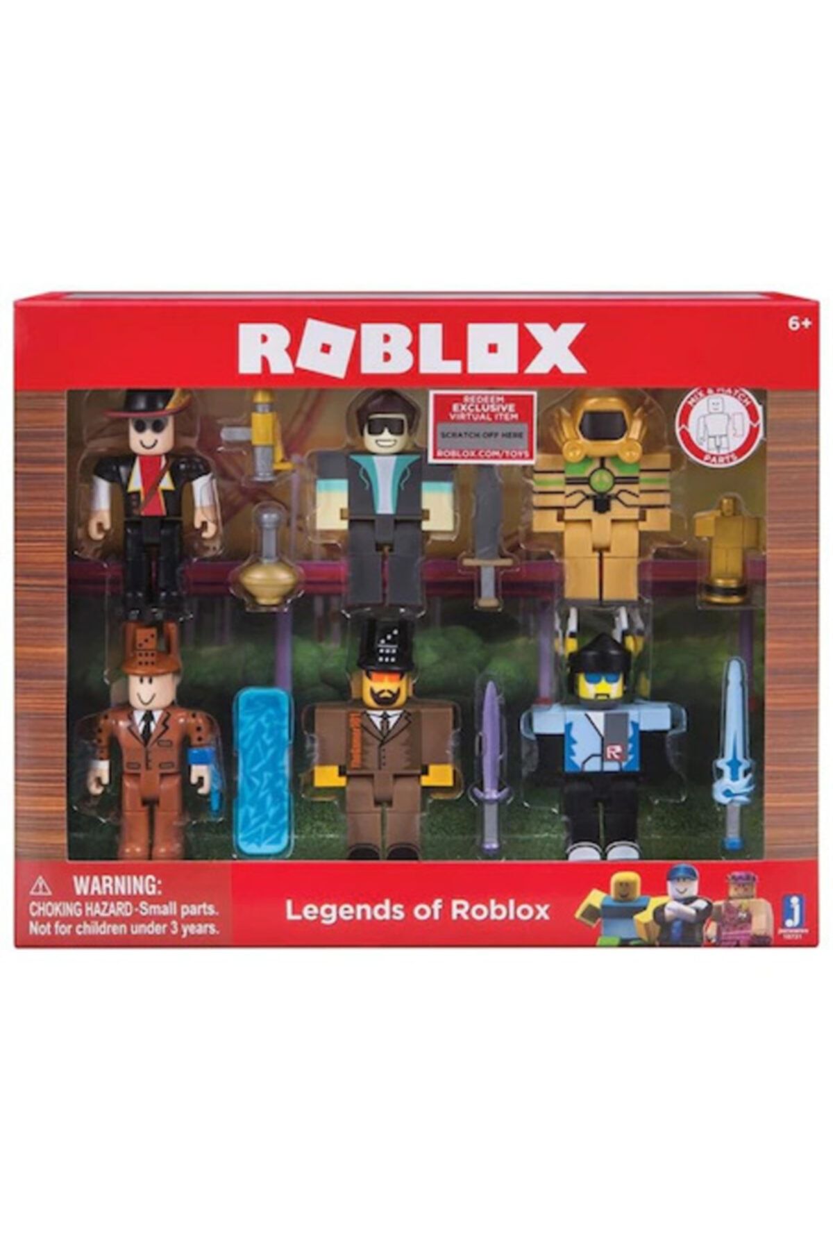 Roblox Oyuncak 6 Figür 13 Parça Xl Büyük Boy Oyun Seti