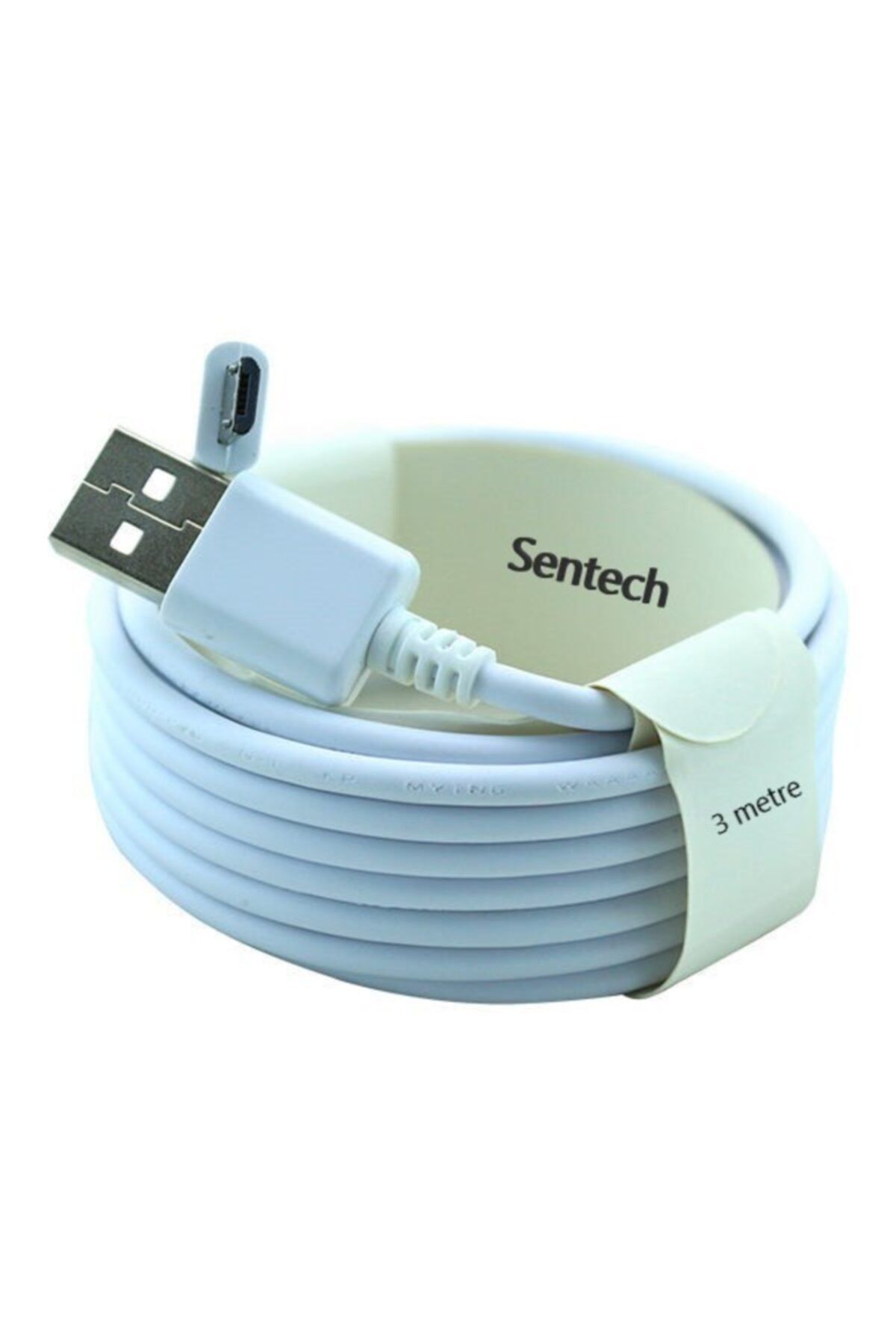 Sentech Casper Vıa A1 Plus (128 Gb) Uyumlu 3 Metre Micro Usb Şarj Ve Data Kablosu