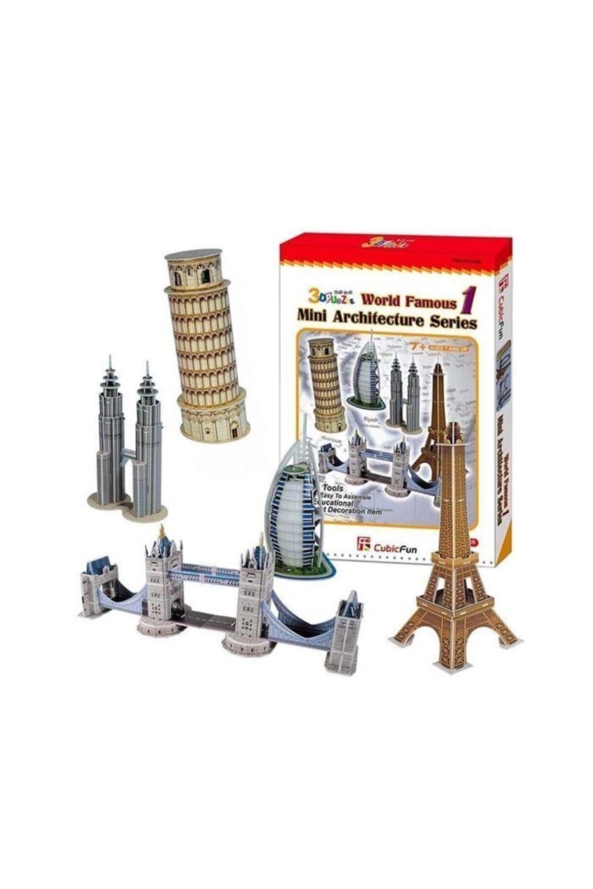 Neco 3d Puzzle Mini Mimari Yapılar Seri