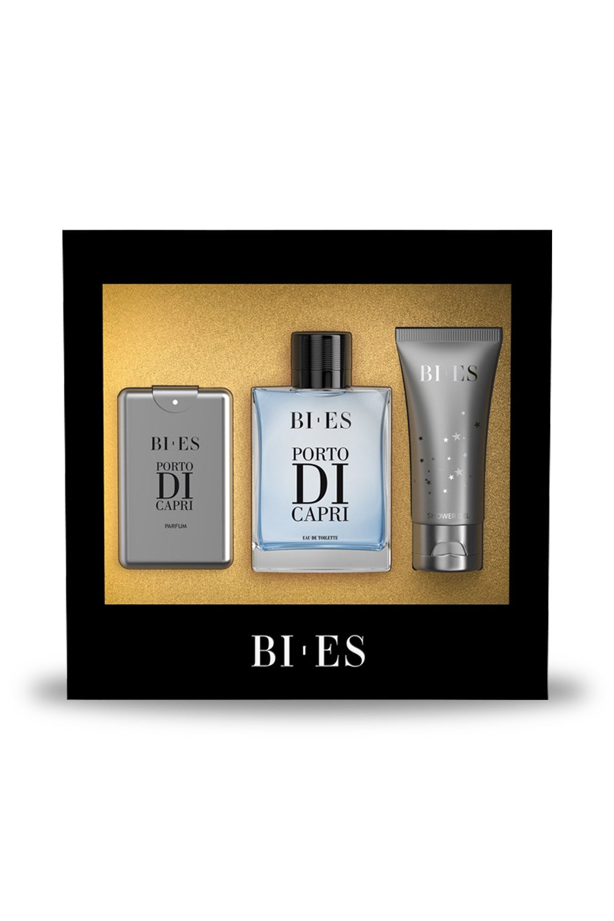 BIES Porto Di Capri Edt 100 ml Edt + 15 ml Edt + 50 ml Shower Gel Erkek Parfüm Seti 5907554491450