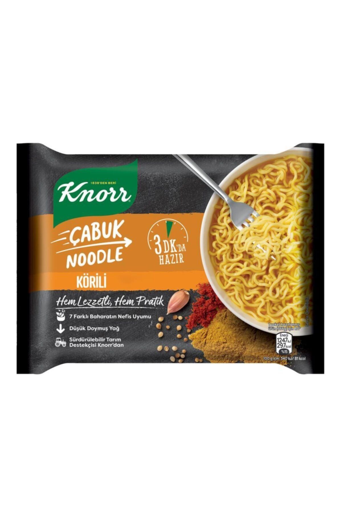 Knorr Çabuk Noodle Körili X 5 Adet