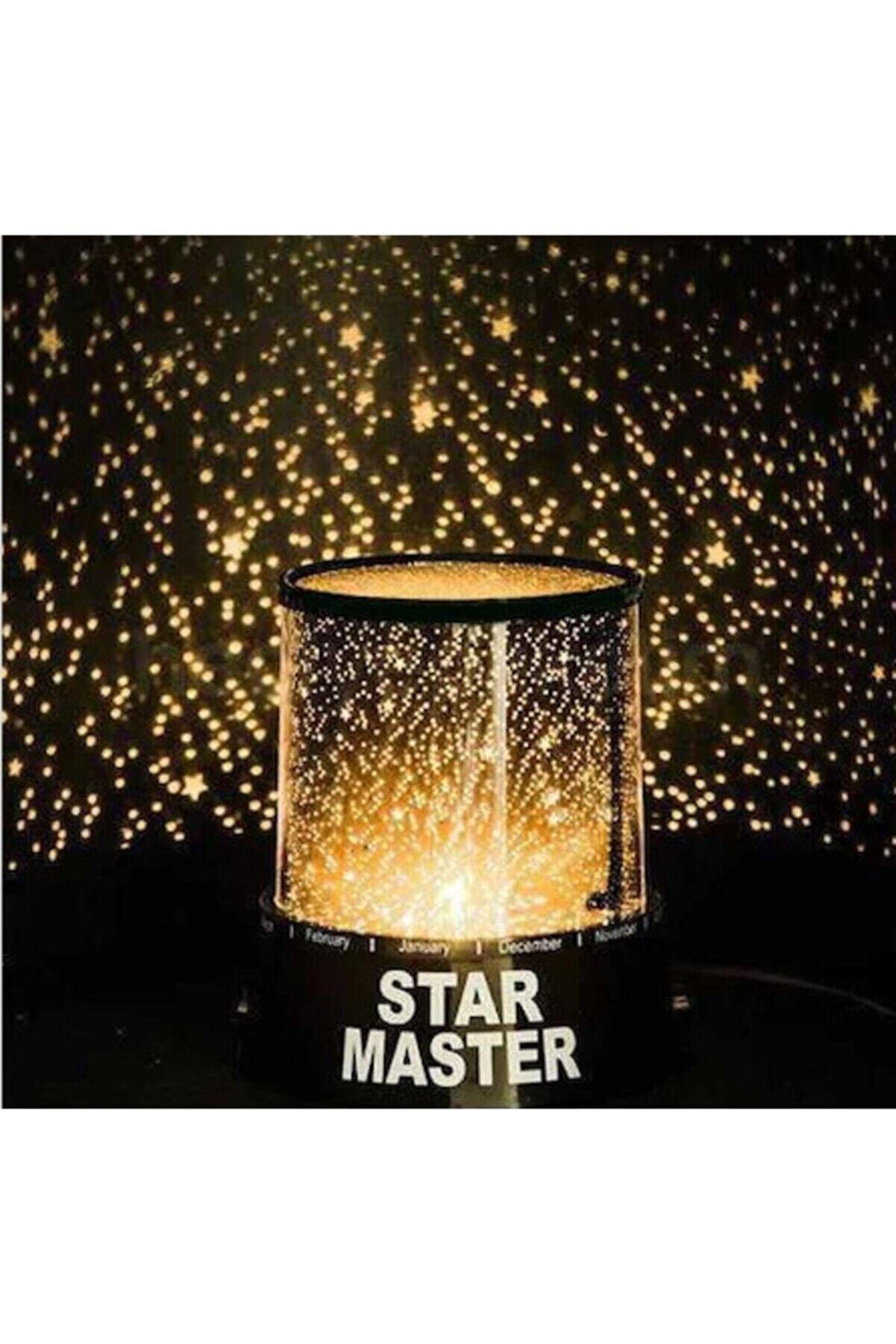 Altun Gökyüzü Yıldız Projektör Gece Lambası Star Master Lamba Çocuk Oda