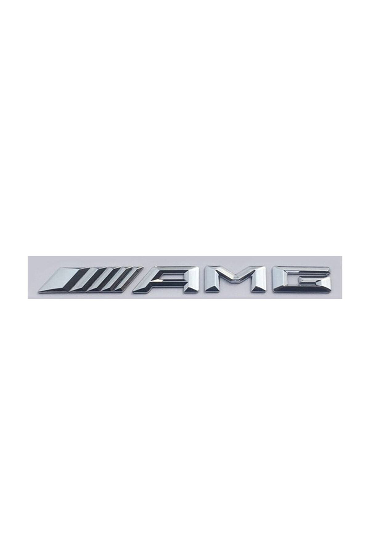 Şanlı Mercedes Amg Plastik Krom Arma Logo Sticker