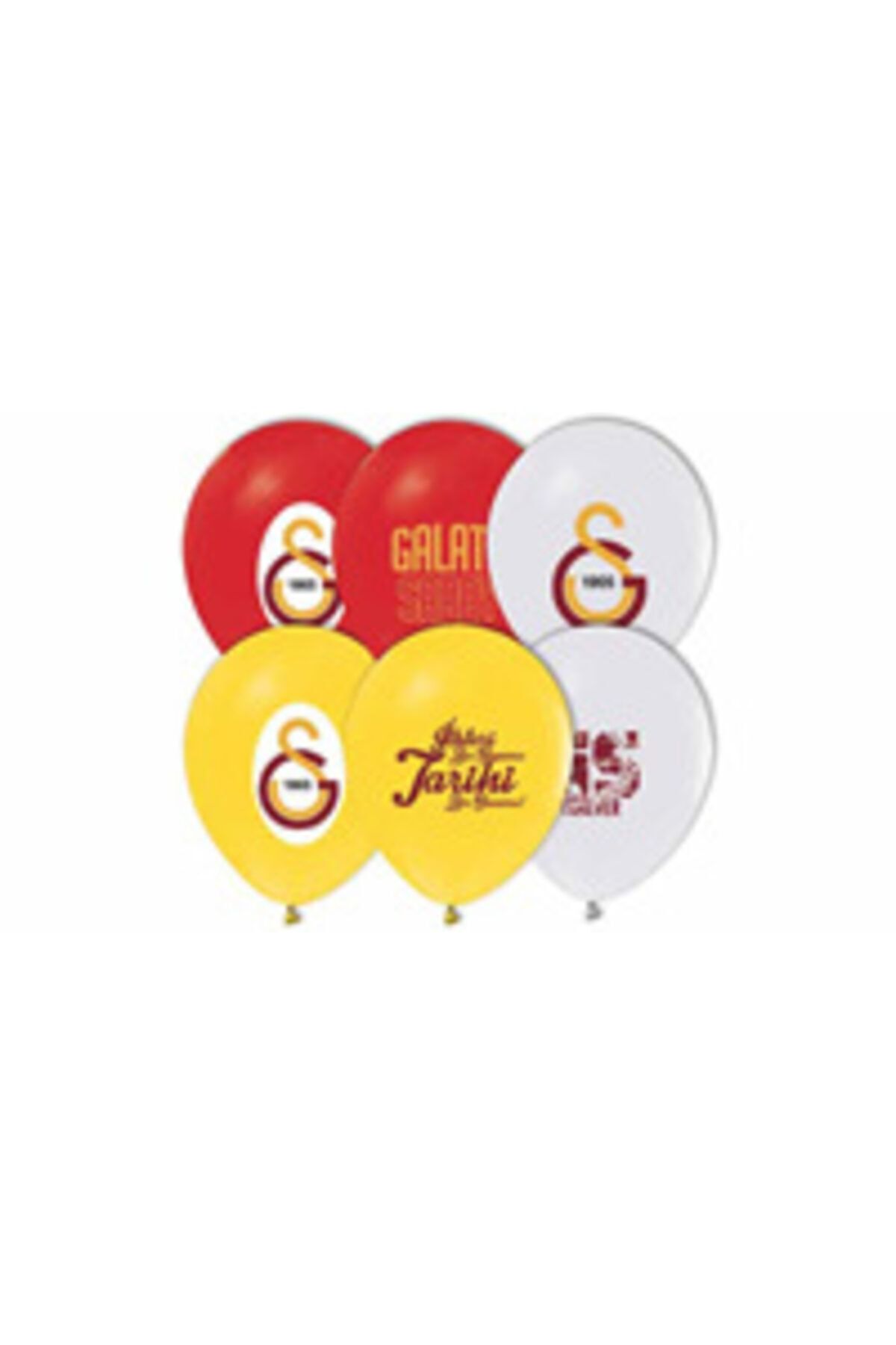 eğlencemarketi 12 Inç Standart Boy Lisanslı Balon 10 Adet Galatasaray