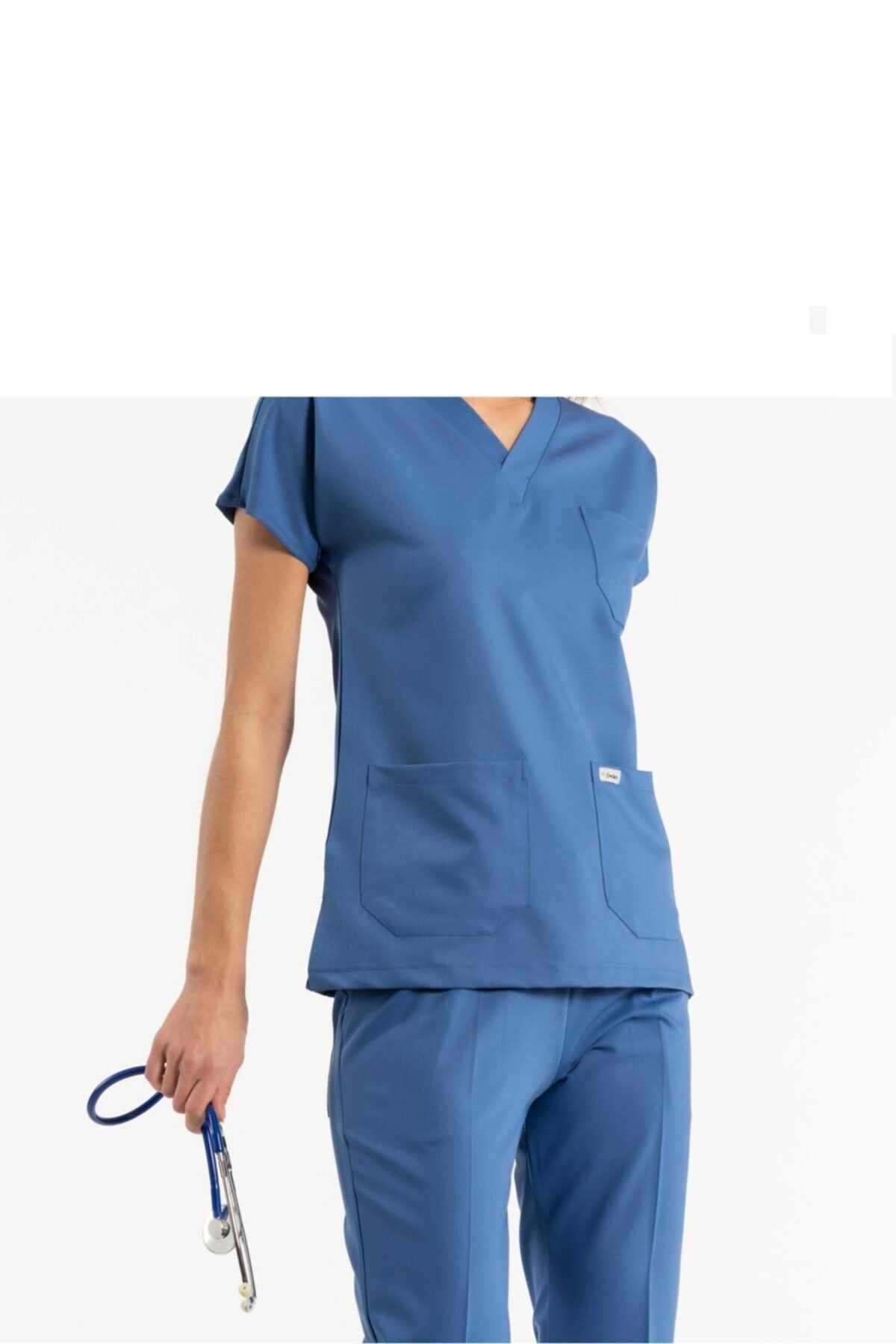 arslan iş elbiseleri Hastane Doktor Hemşire Nöbet Üniforma Takımı Bayan Petrol