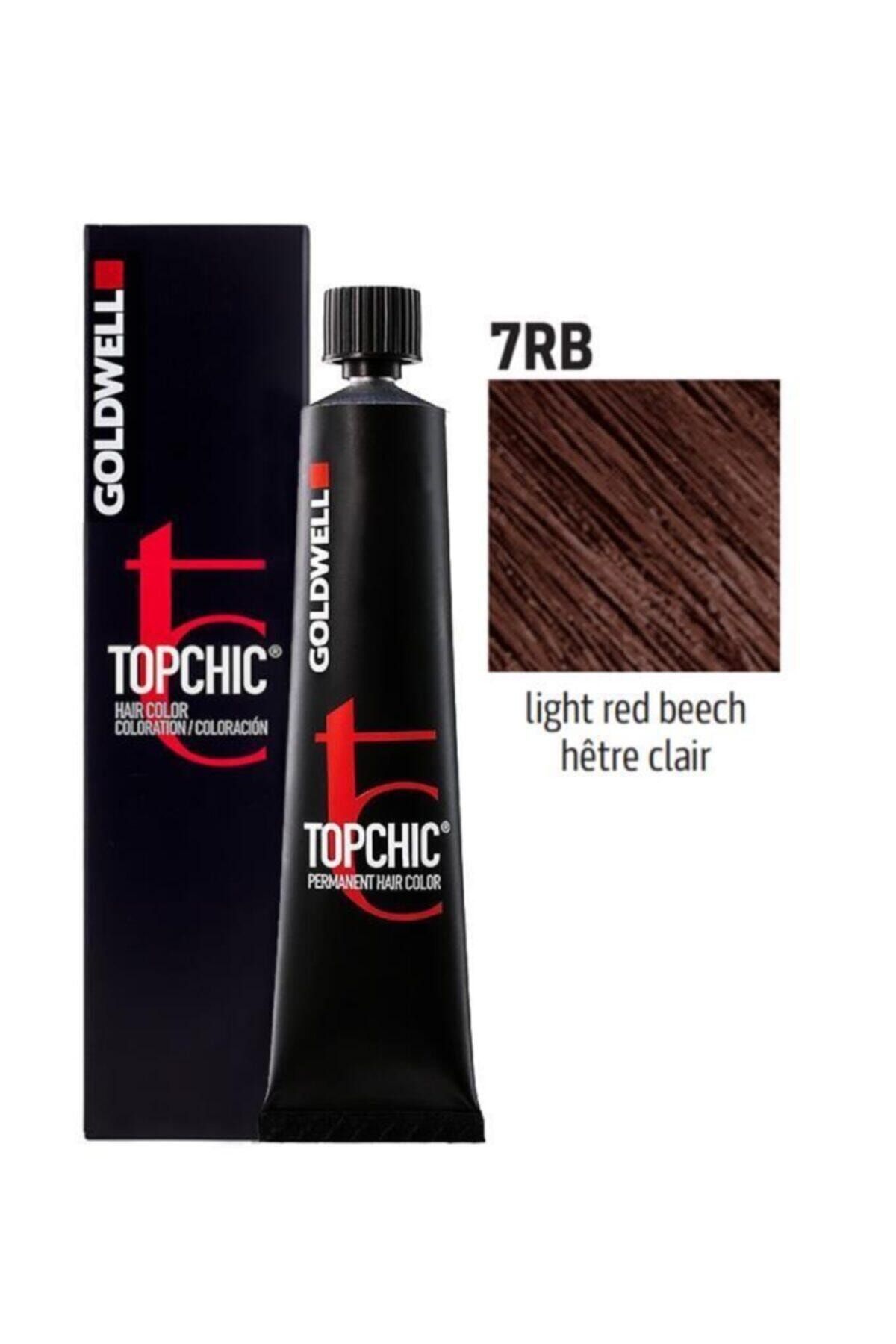 GOLDWELL 7rb Orta Kumral Kızıl Kahve Topchich Kalıcı Saç Boyası 60 ml