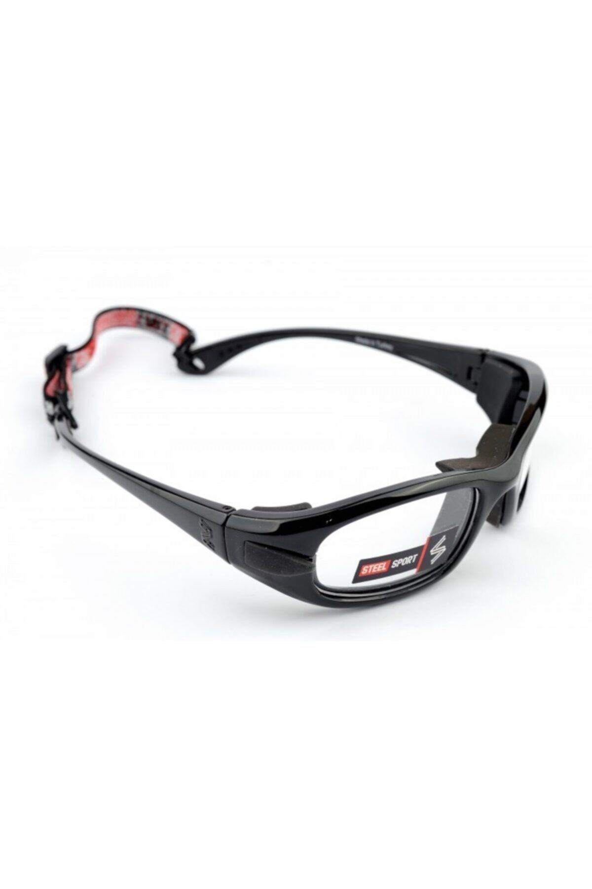 Genel Markalar Unisex Siyah Fullsafe Parlak Metalik Numaralı Olabilen Sporcu Gözlüğü