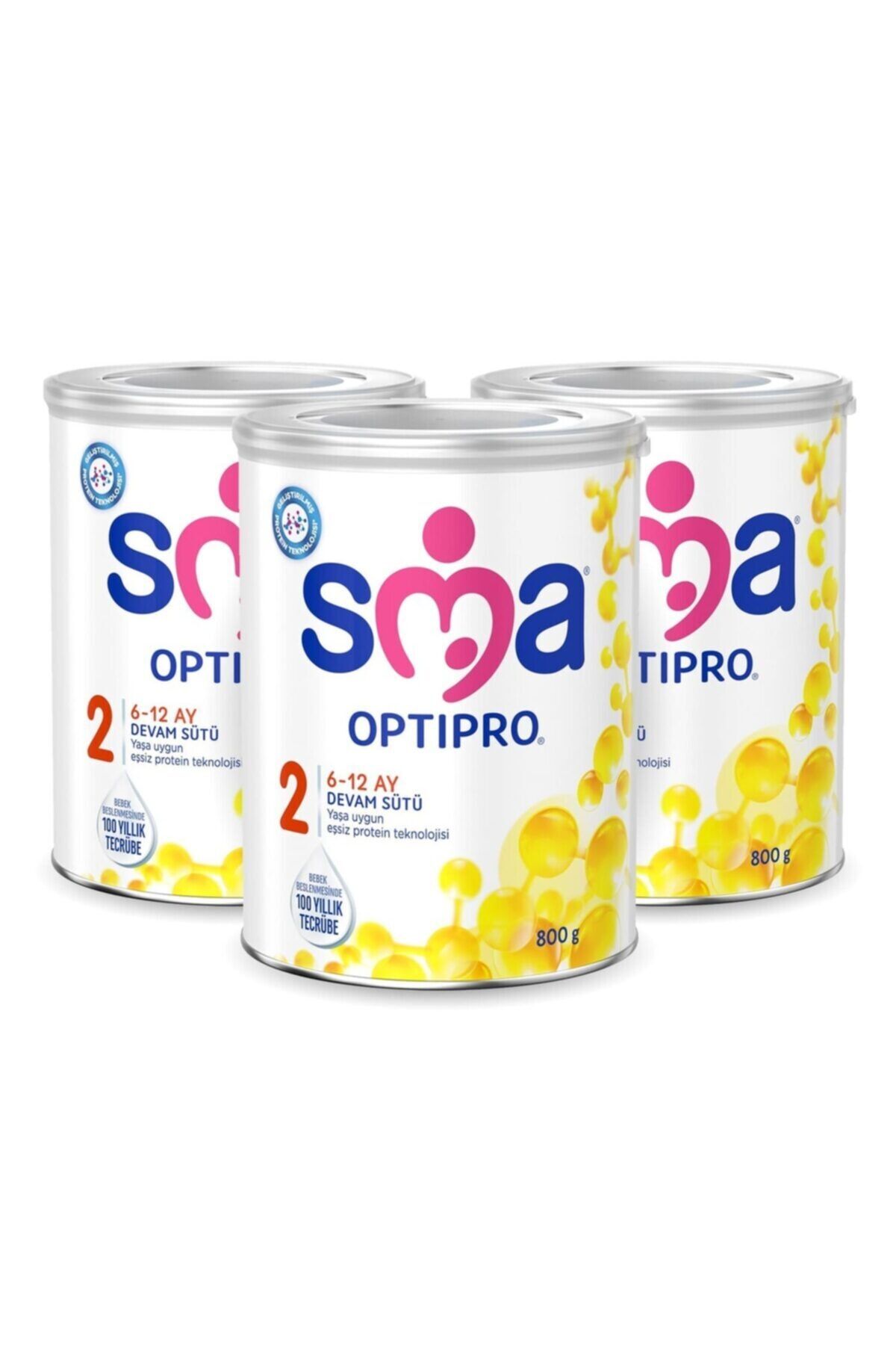 SMA Optipro 2 800 gr 6-12 Ay Devam Sütü X 3'lü
