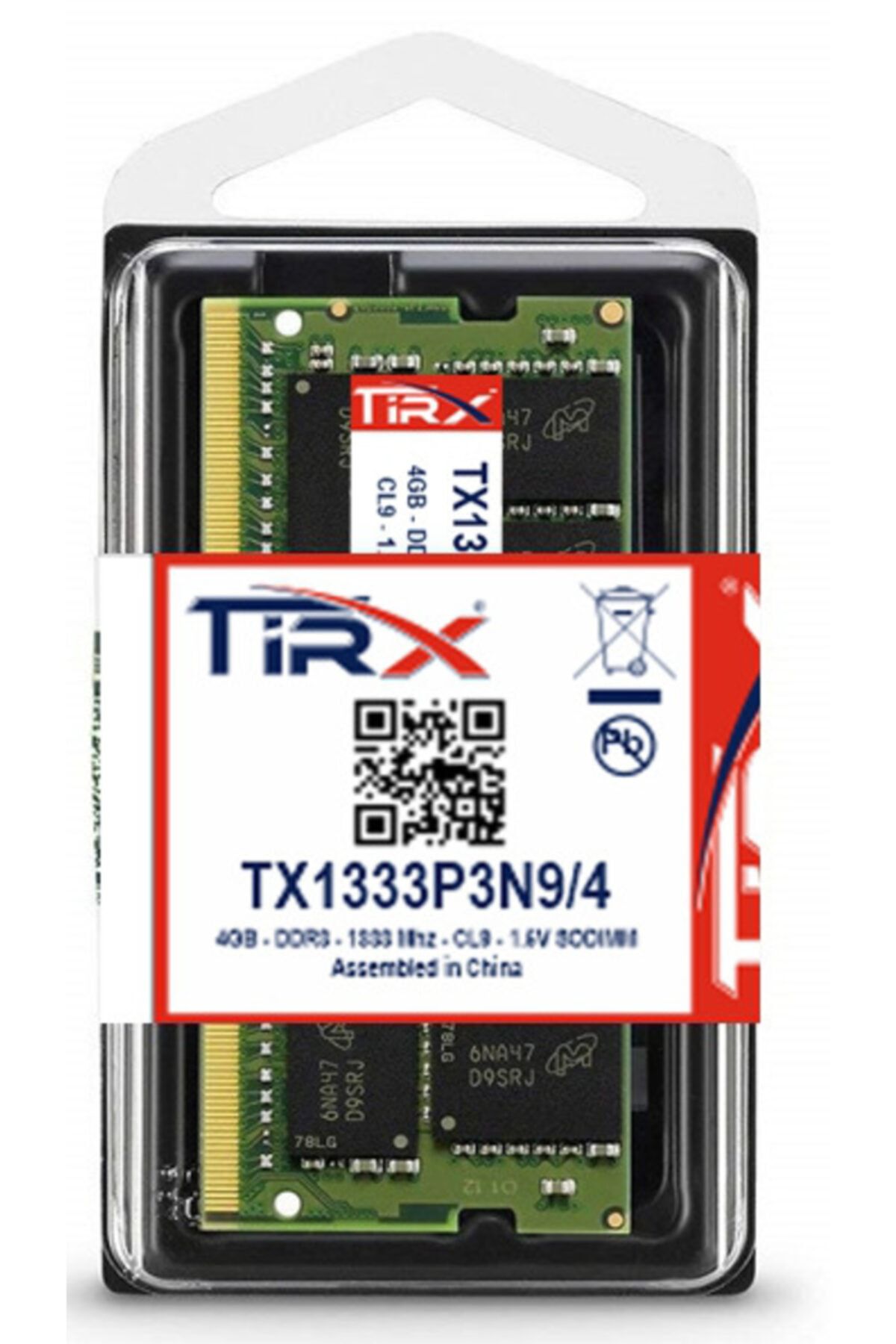 Tirx Tx1333p3n9/4 4 Gb Ddr3 1333 Mhz Intel & Amd Işlemcilerde Çalışır