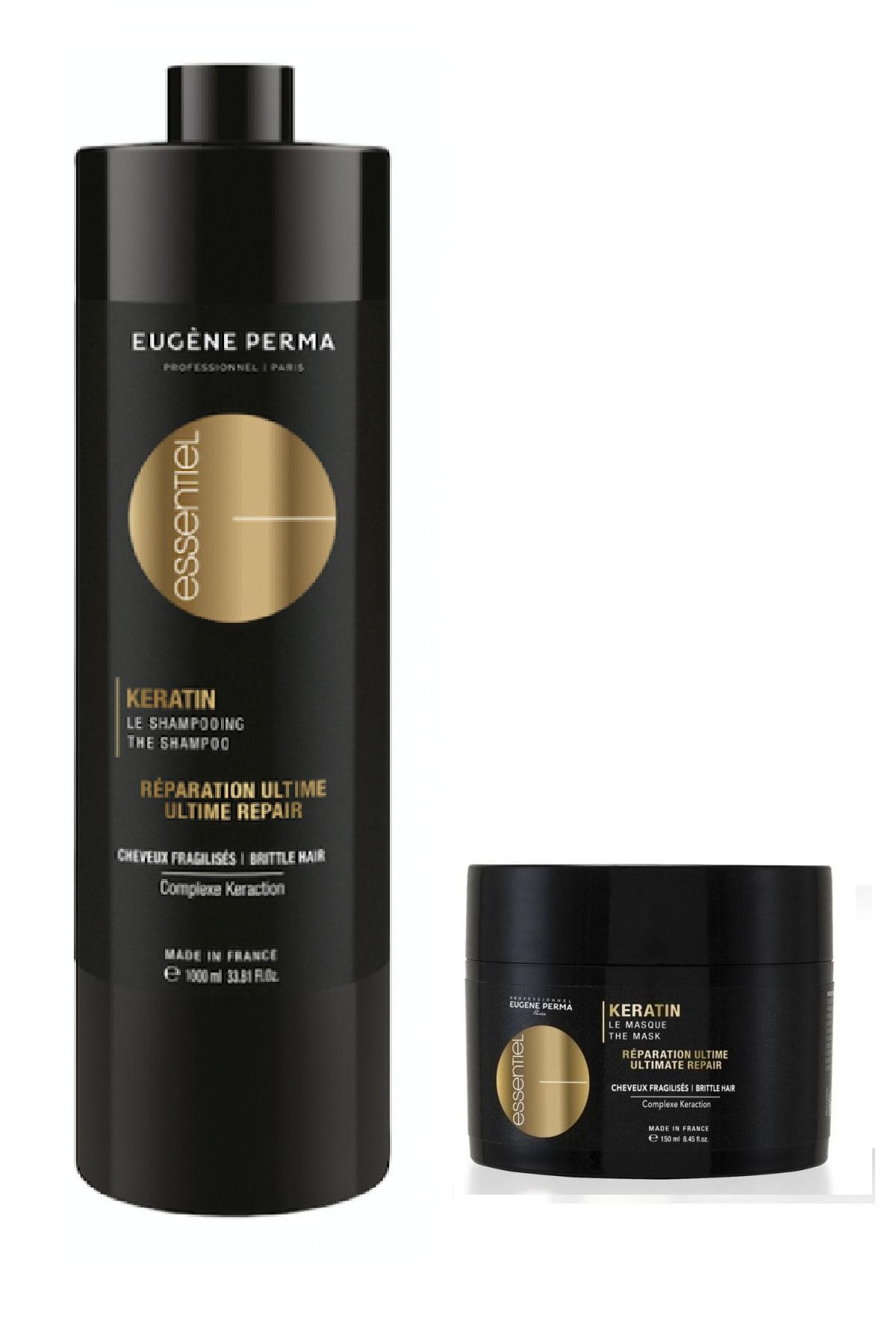 Eugene Perma Keratin Şampuan 1000 ml + Keratin Maske 150 ml