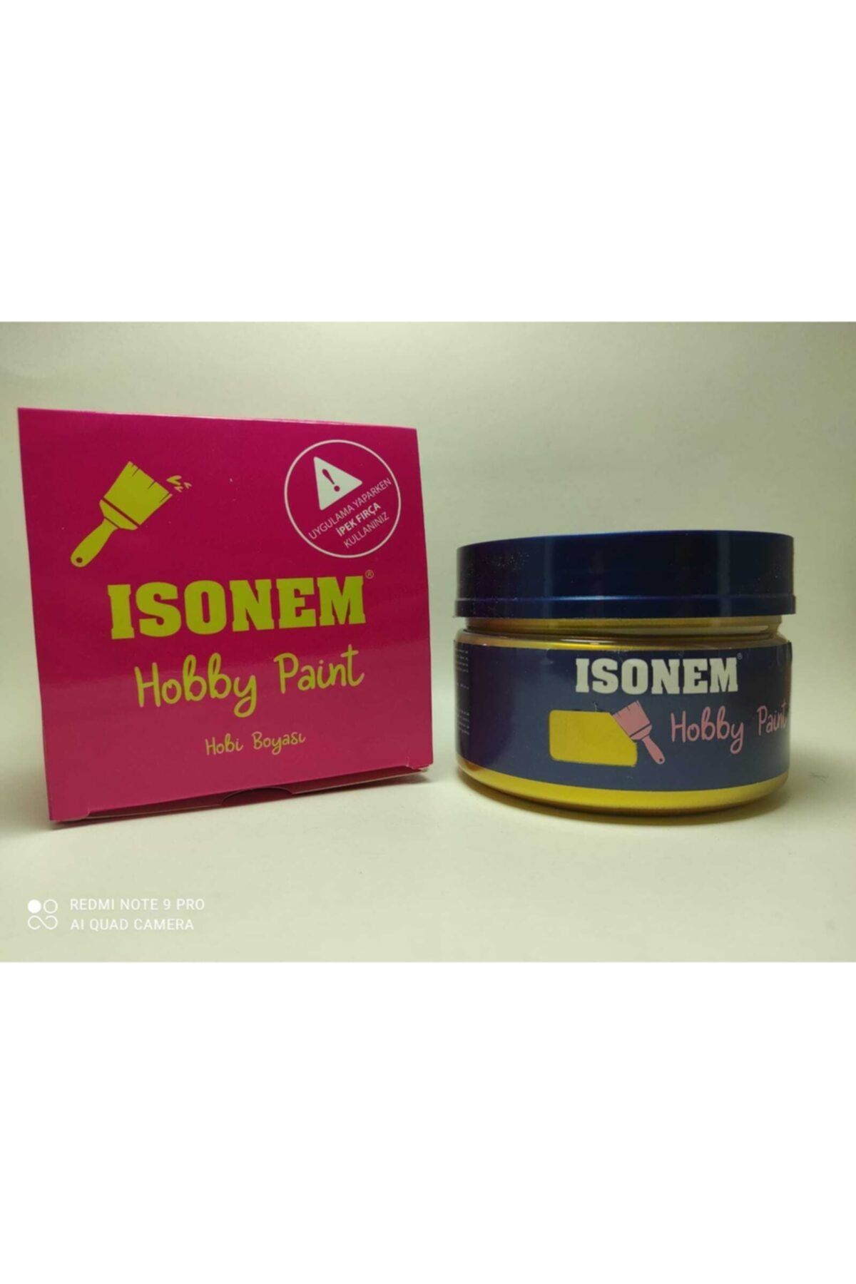 Isonem Hobby Paint - Hobi Boyası - Metalik Gold - 350 Cc