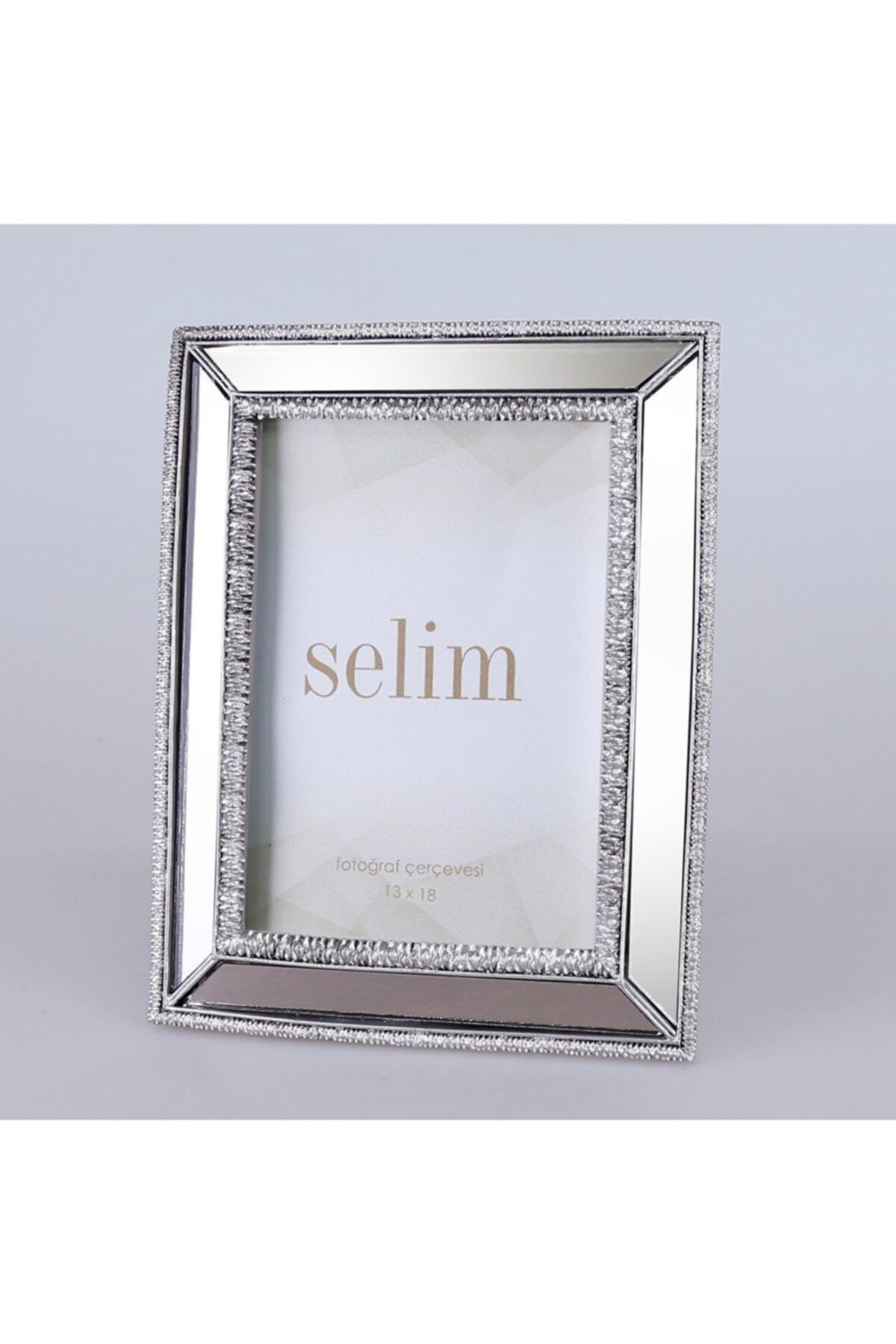 Selim 15x20 Elsira Aynalı Çerçeve Gümüş