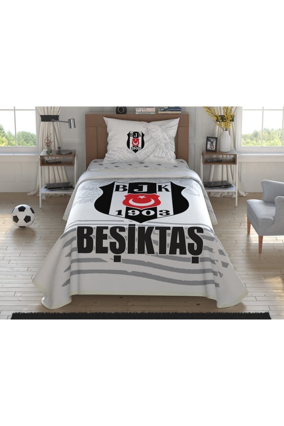 Taç Beşiktaş Kartal Logo Lisanslı Tek Kişilik Pike Takımı