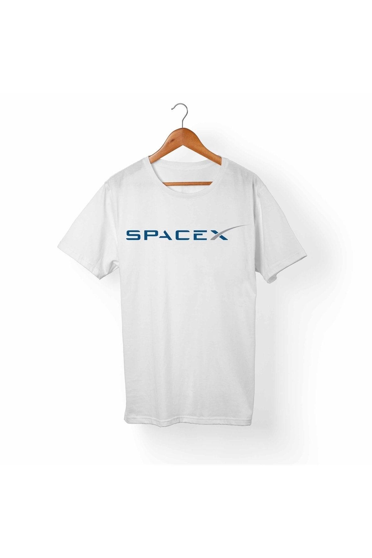 Alfa Tshirt Unisex Space X Beyaz Tişört