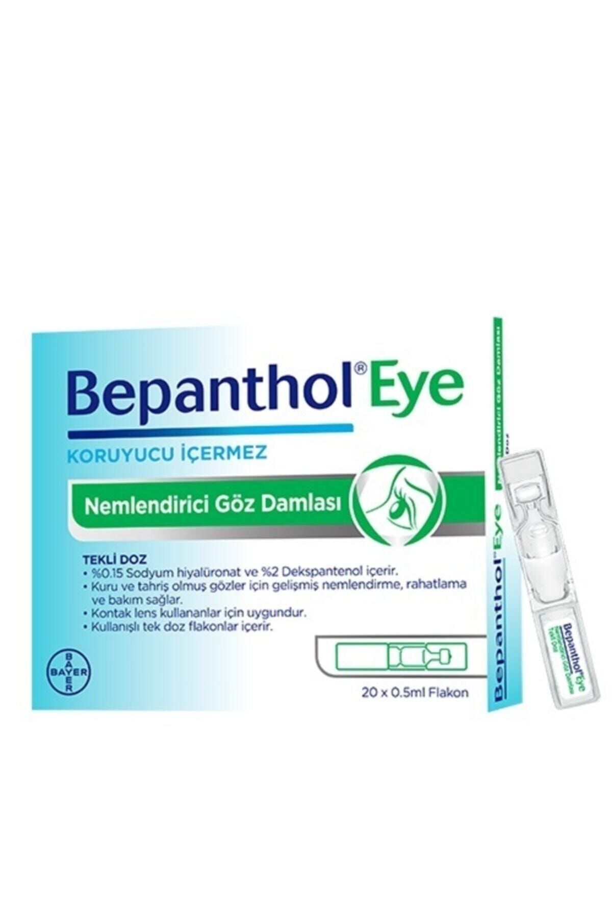 Bepanthol Eye Nemlendirici Göz Damlası Tekli Doz 20*0,5ml Flakon