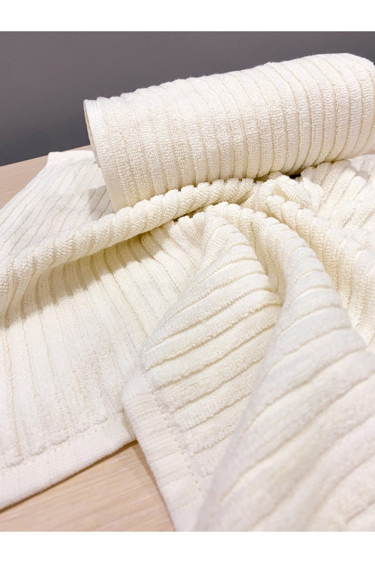 ayhan home ev tekstili 2�li Mikrofiber Spor, Muftak/el Yüz Havlu 40x60
