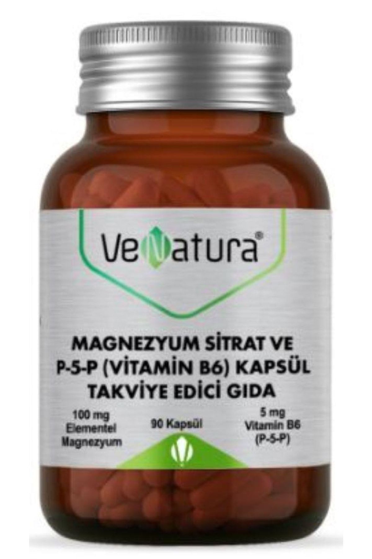 Venatura Magnezyum Sitrat Ve P5p (vitamin B6) 90 Kapsül