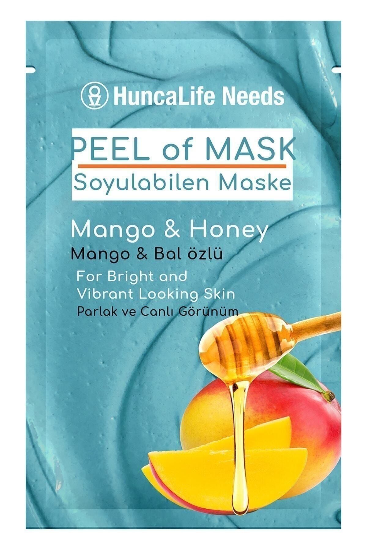 Huncalife Needs Mango Ve Bal Özlü Soyulabilen Yüz Maskesi 10 ml - 8690973720580