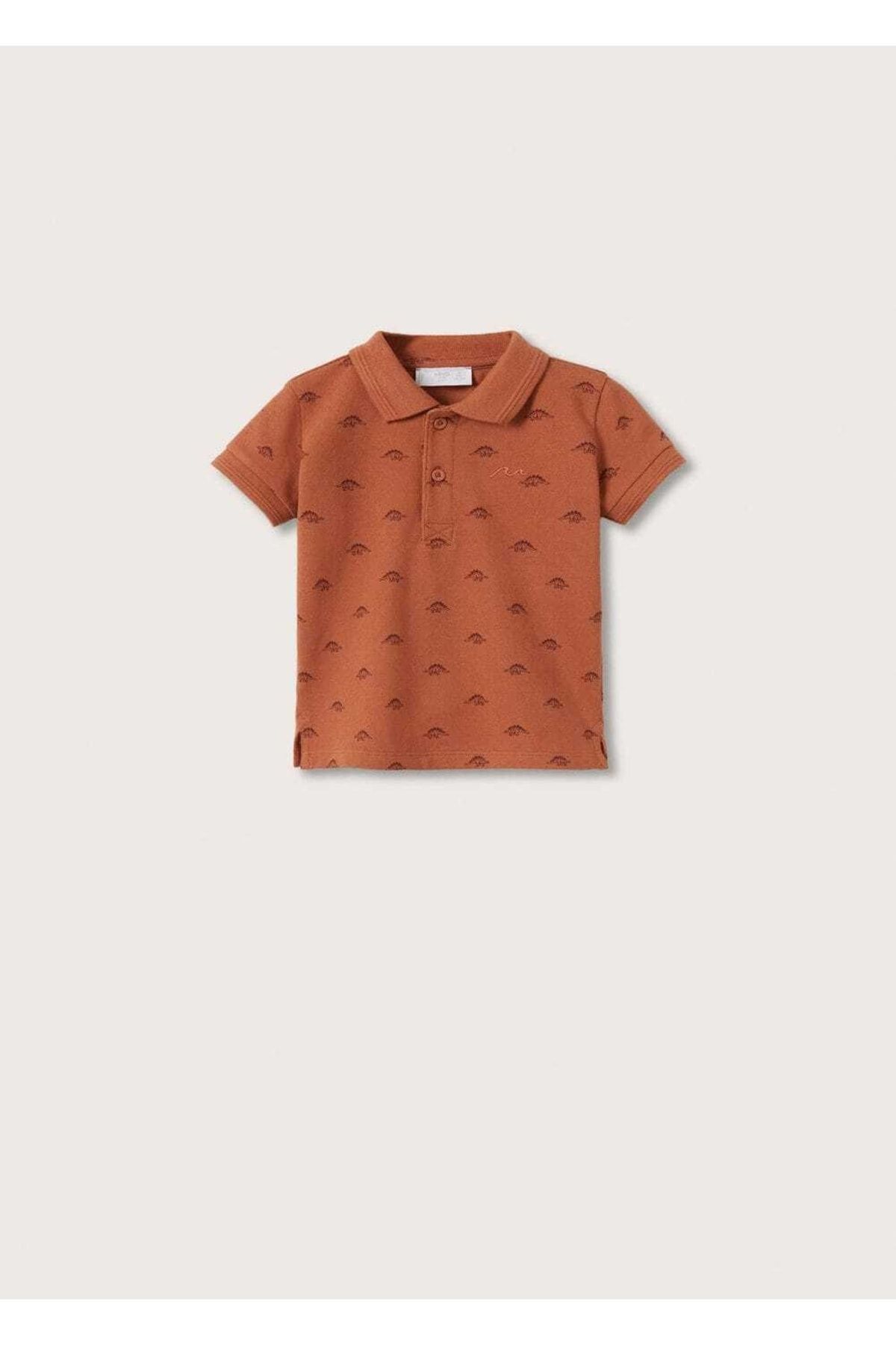MANGO Baby Desenli Koton Polo Tişört