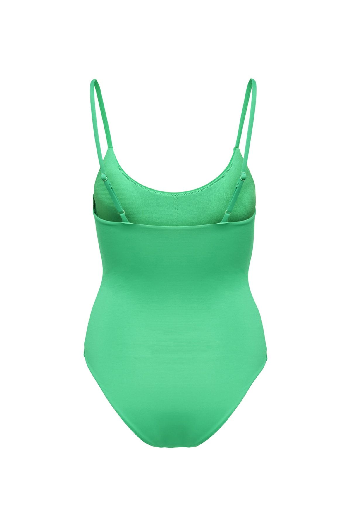 Only Onlelina Swimsuit Normal Kalıp Desenli Mint Yeşili Kadın Mayo