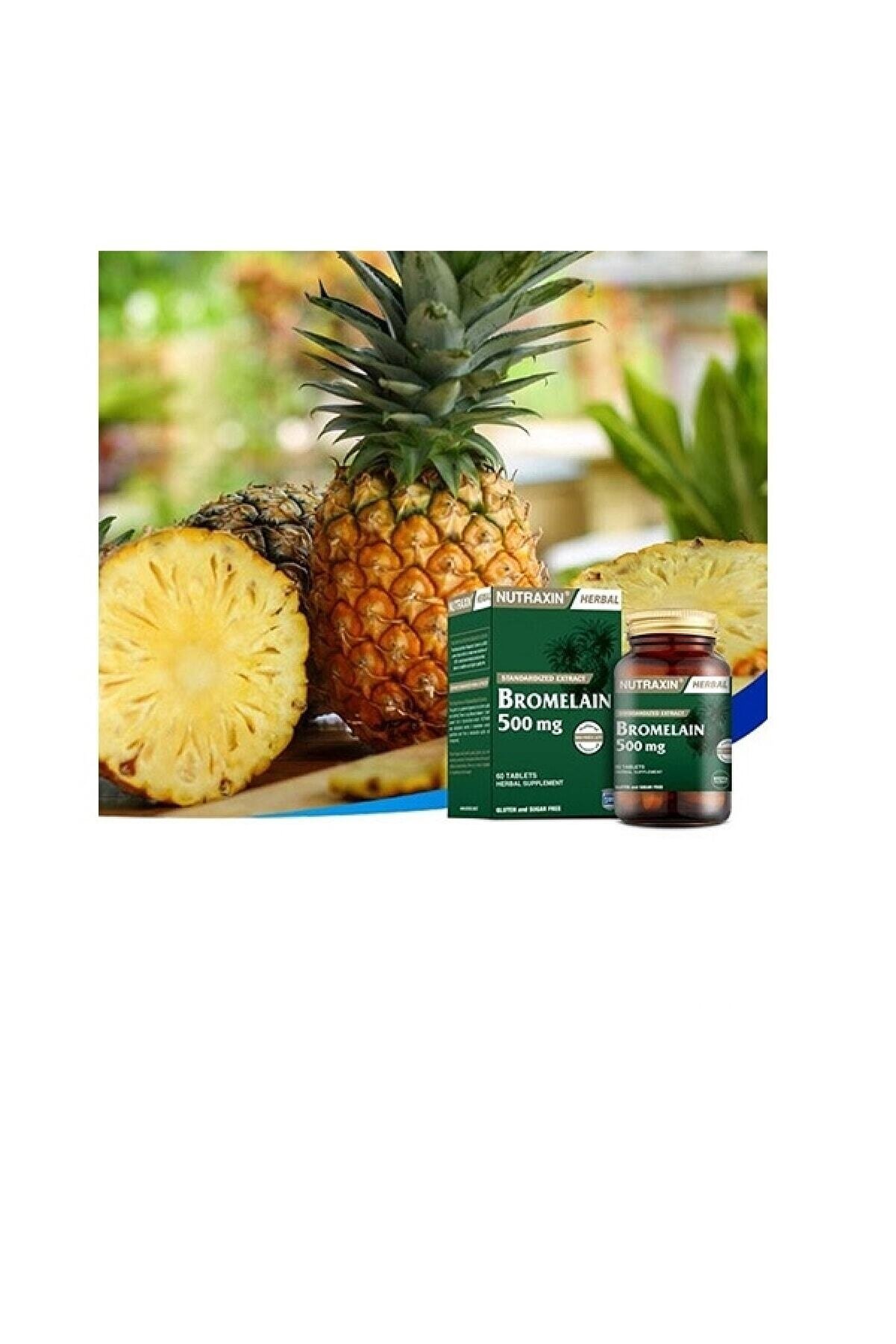 Nutraxin Bromelain Ananas Tableti 60 Kapsül