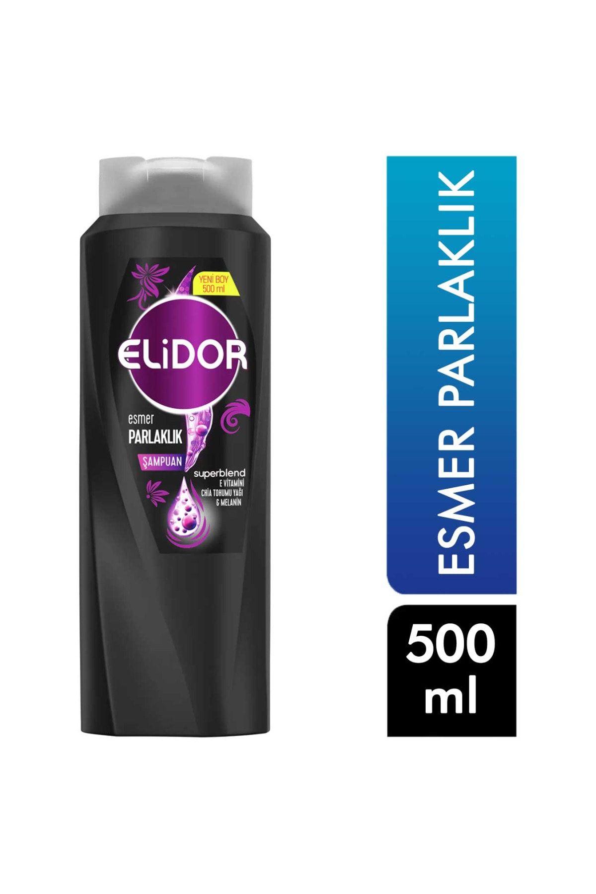 Elidor Esmer Parlaklık Şampuan 500ml (siyah) Std