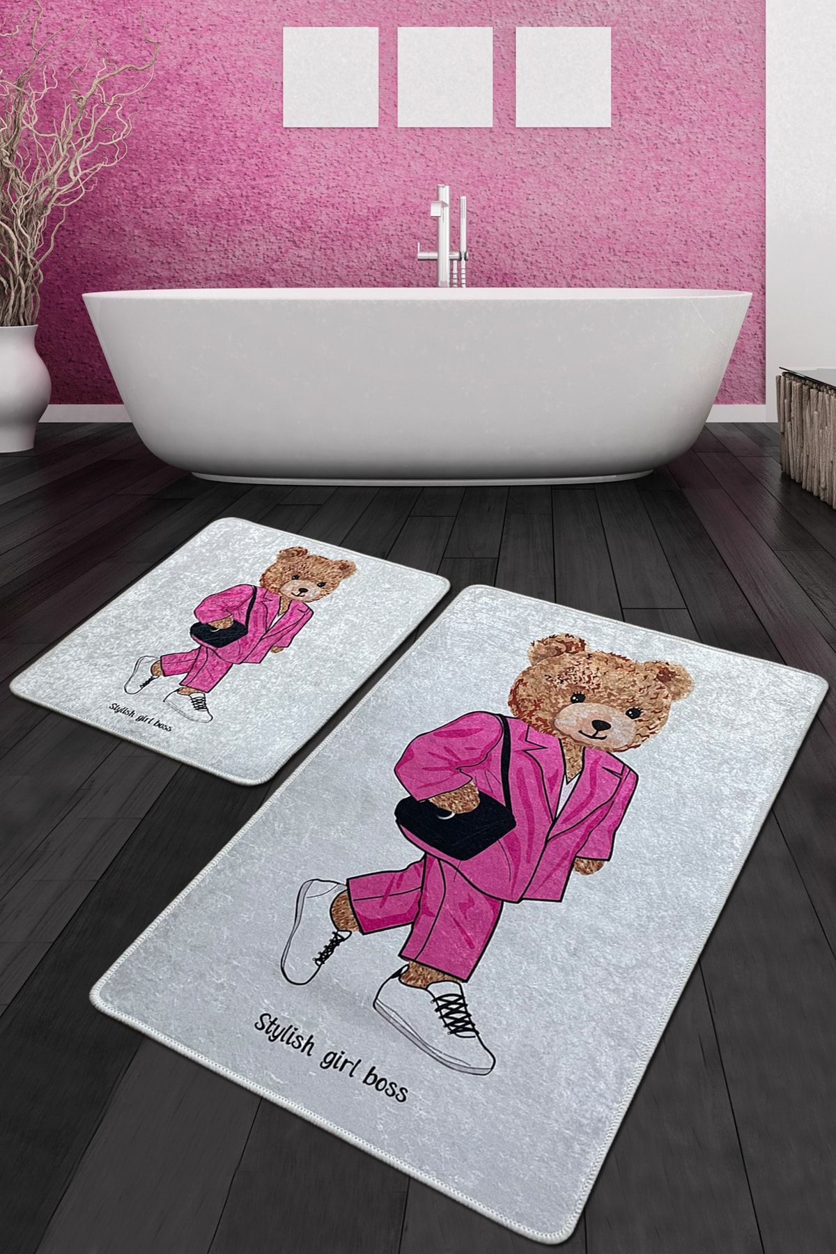 Chilai Home Boss Girl Banyo Halısı Djt 2 Li Set