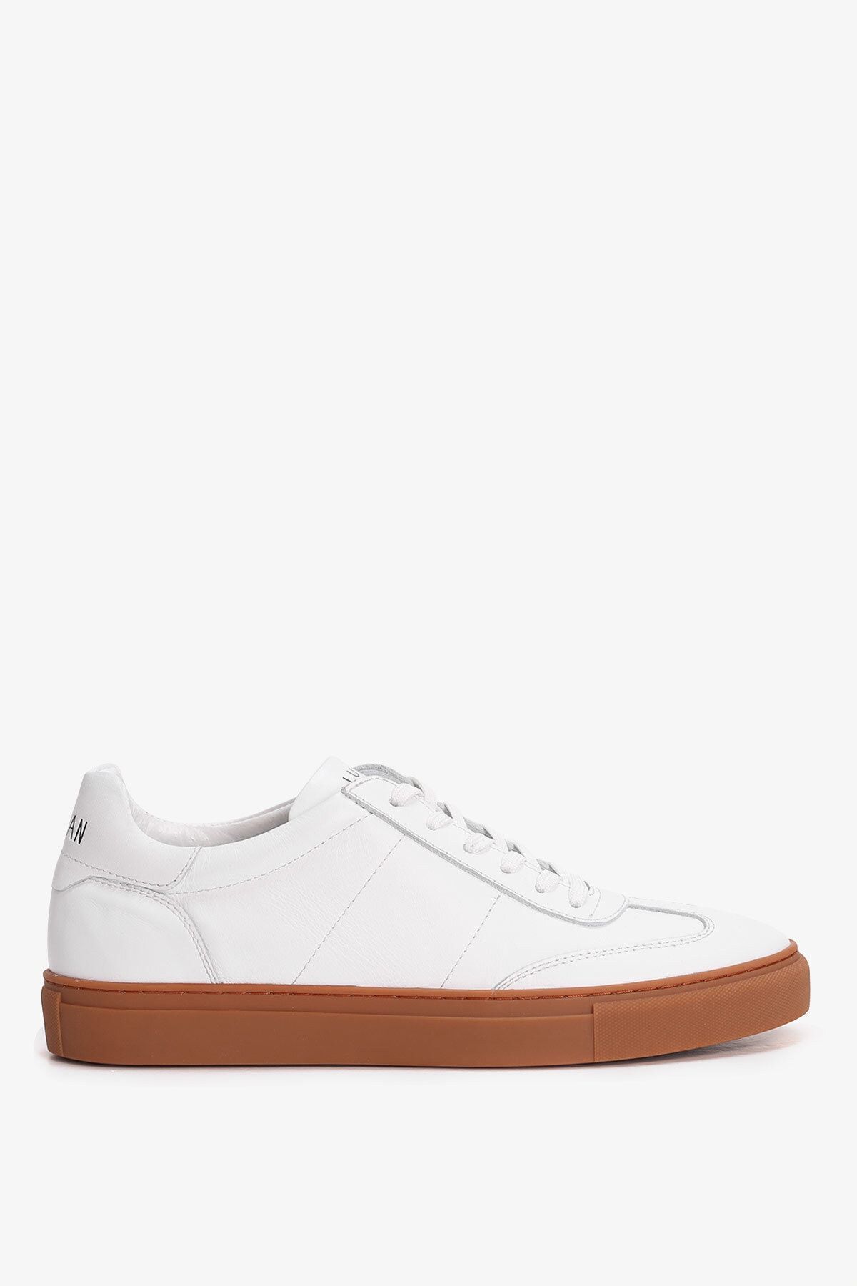 Lufian Josef Erkek Deri Sneaker Ayakkabı Beyaz