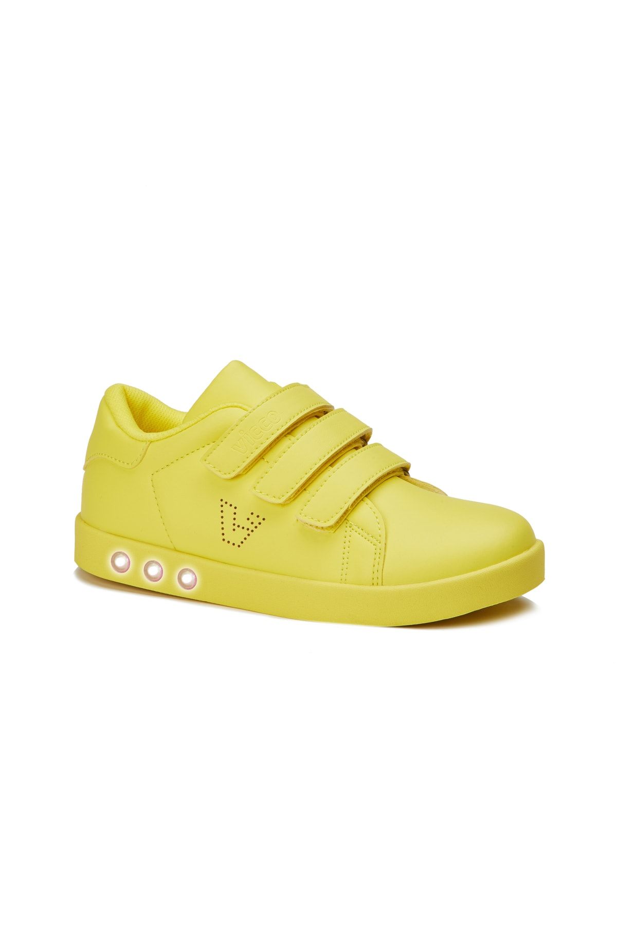 Vicco Oyo Işıklı Unisex Çocuk Sarı Sneaker
