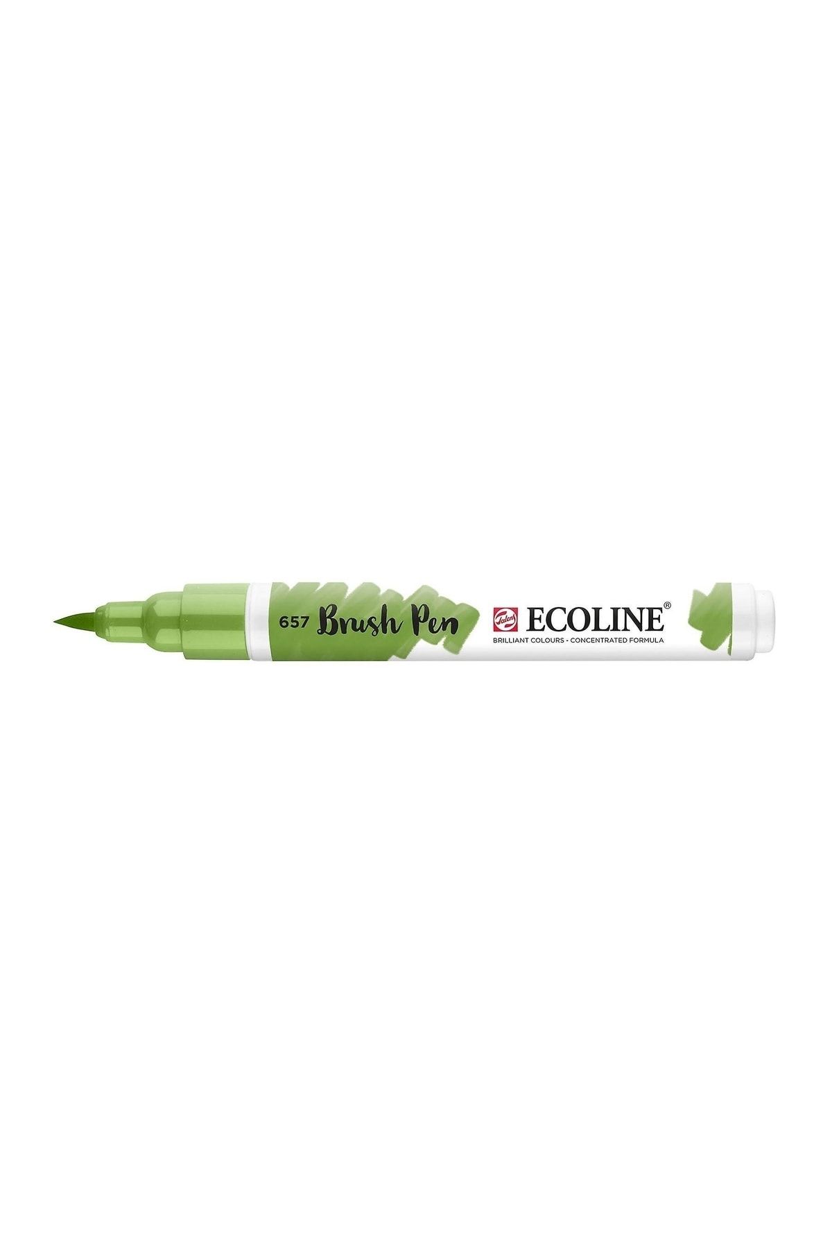 Talens Ecoline Brush Pen Fırça Uçlu Kalem 657 Bronze Green