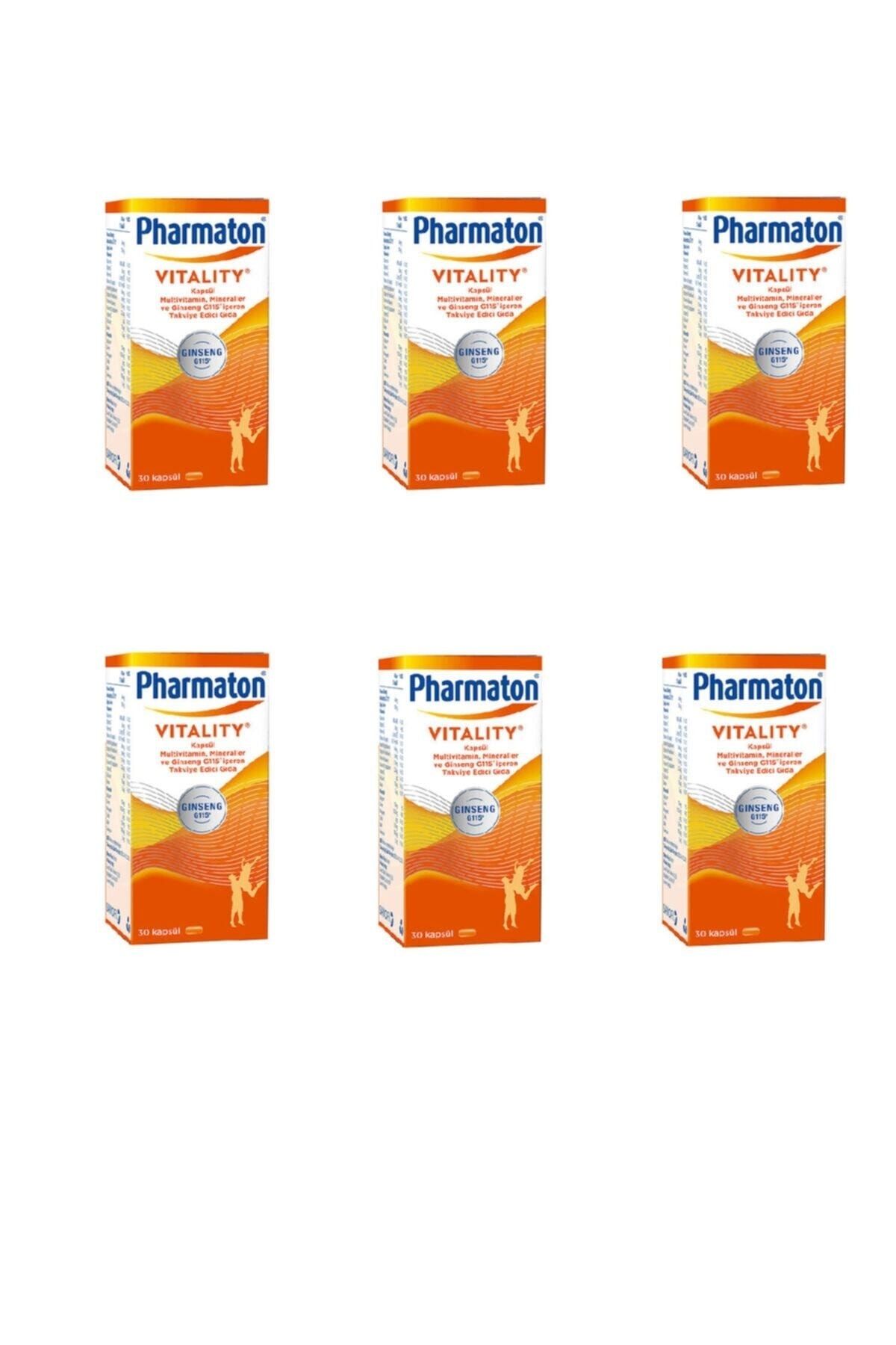 Pharmaton Pharmaton Vitality 30 Kapsül 6'lı Paket