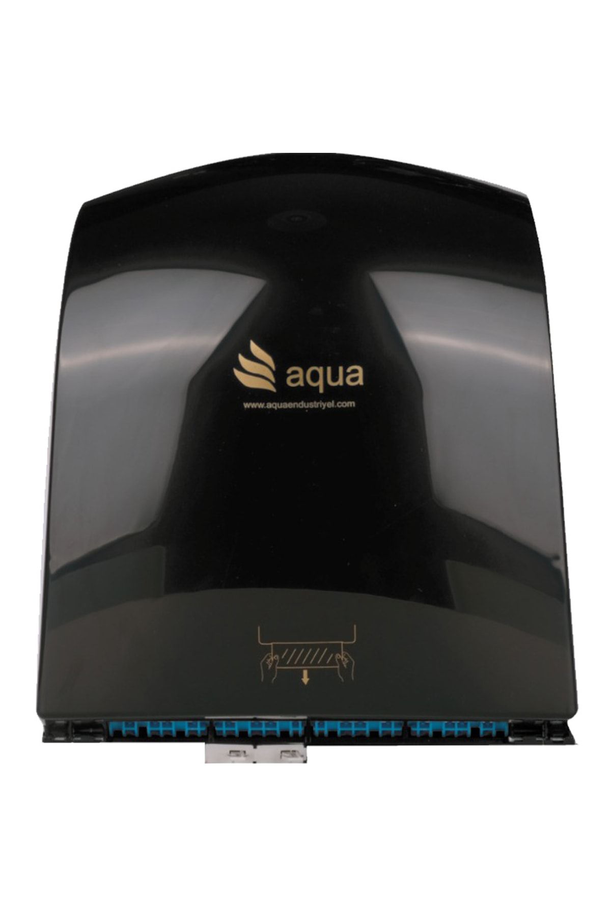 Aqua Manuel Hareketli Havlu Dispenseri Siyah