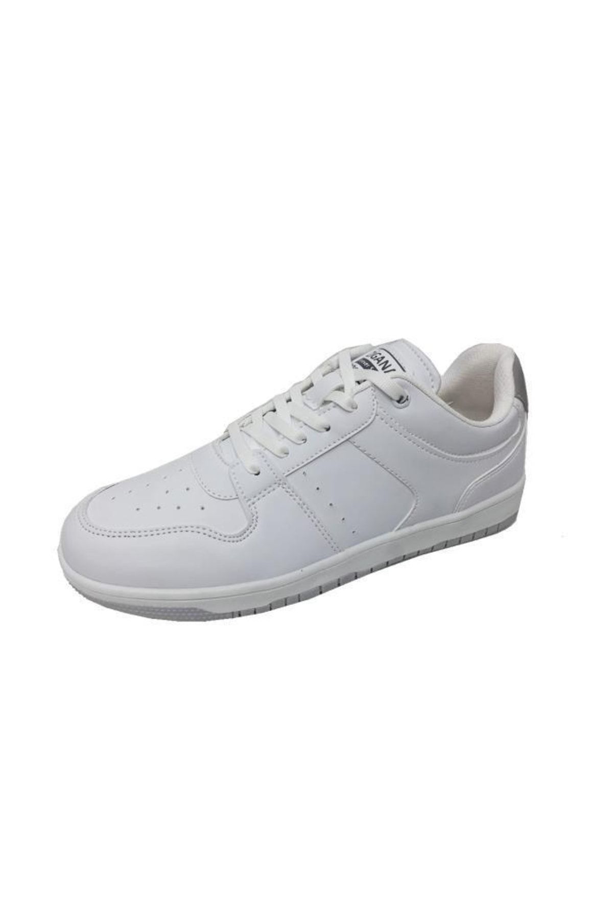 Zigana Beyaz - 2504 Deri Erkek Sneakers Ayakkabı