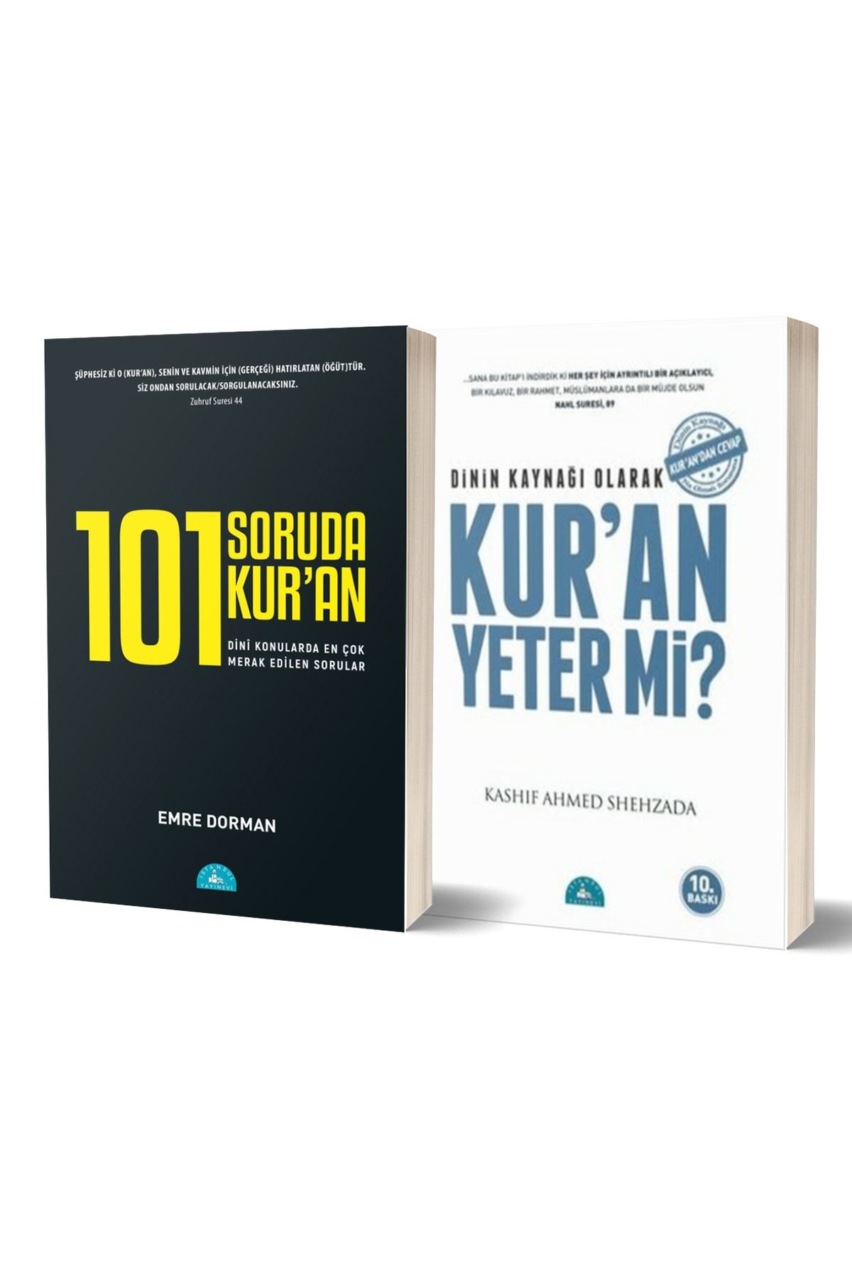 İstanbul Yayınevi 101 Soruda Kur’an - Dinin Kaynağı Olarak Kur’an Yeter Mi? 2 Kitap Set