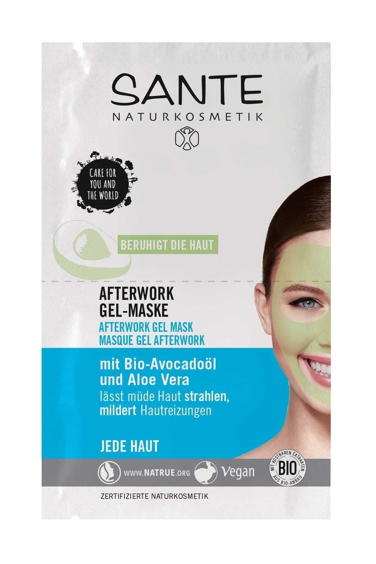 Sante Yorgunluk Giderici Organik Jel Maske Organik Avokado Yağı Ve Aloe Vera - 2x4 ml Saşe