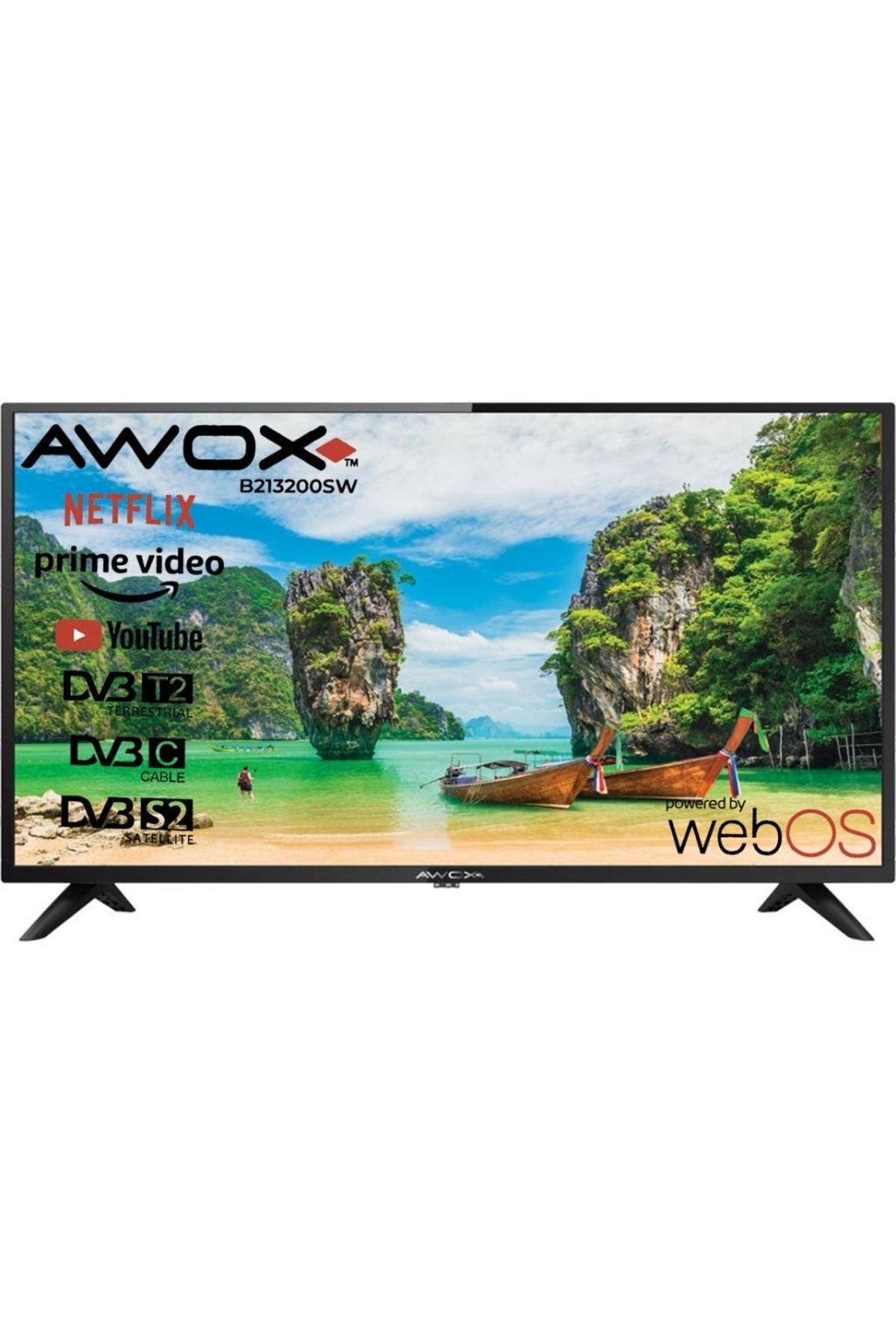 AWOX B213200SW 32" 81 Ekran Uydu Alıcılı HD Ready WebOS LED TV