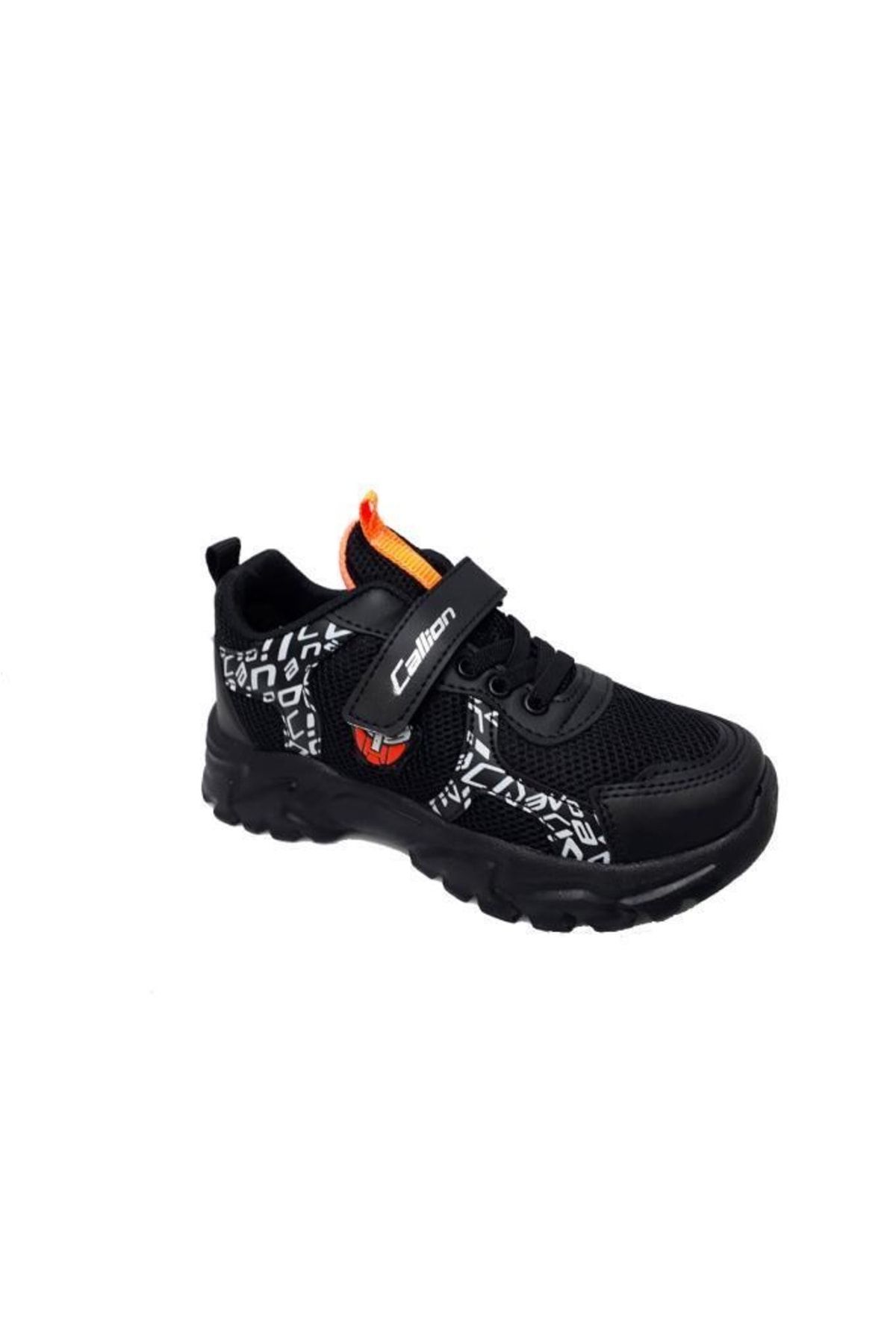 Callion 047 Anorak Çocuk Sneakers Ayakkabı 26-30 Siyah Oraj