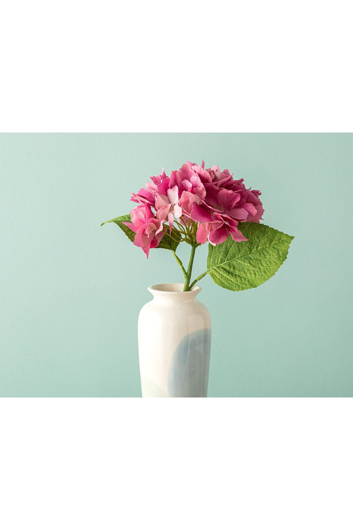 English Home Hortensia Tek Dal Yapay Çiçek 35 Cm Açık Mor