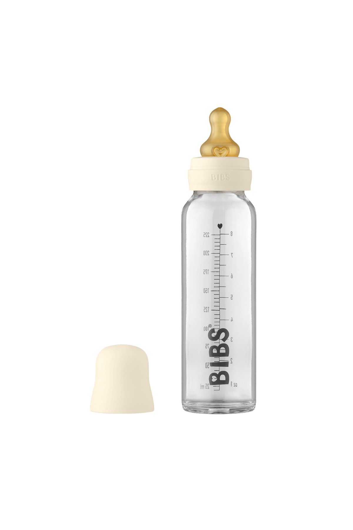 Bibs Baby Bottle Complete Set Biberon 225 Ml Ivory