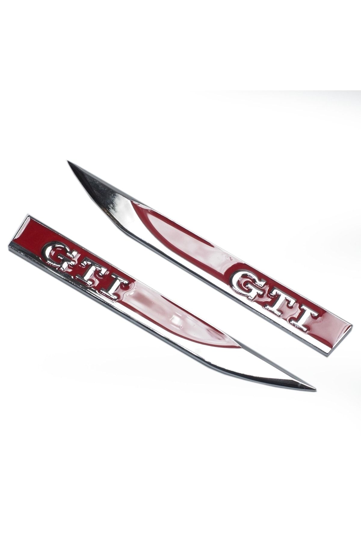 Wimbledon Nikel Kırmızı Gümüş Gtı Bıçak Model Oto Arma Sticker