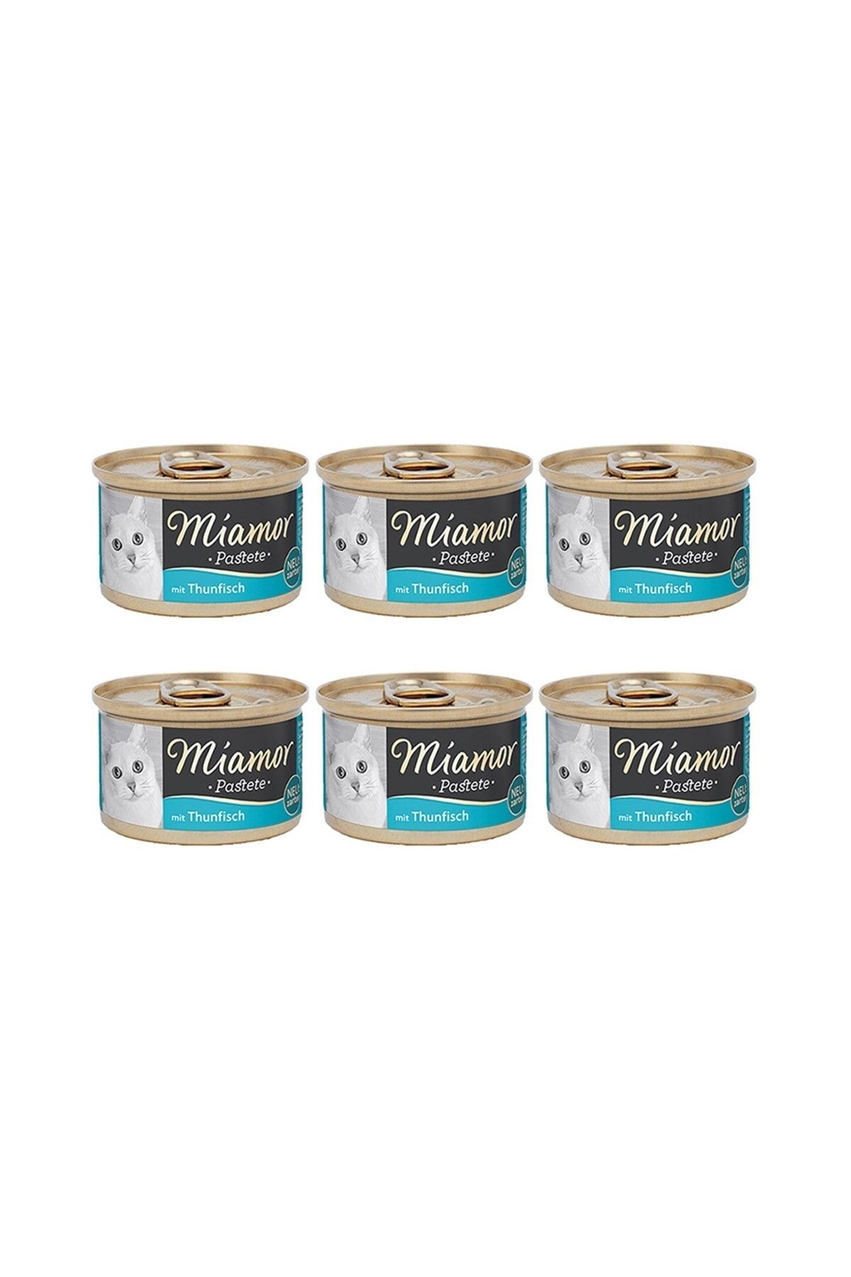 Miamor Pastete Ton Balıklı 85 Gr Yetişkin Kedi Konserve Maması 6 Lı Paket