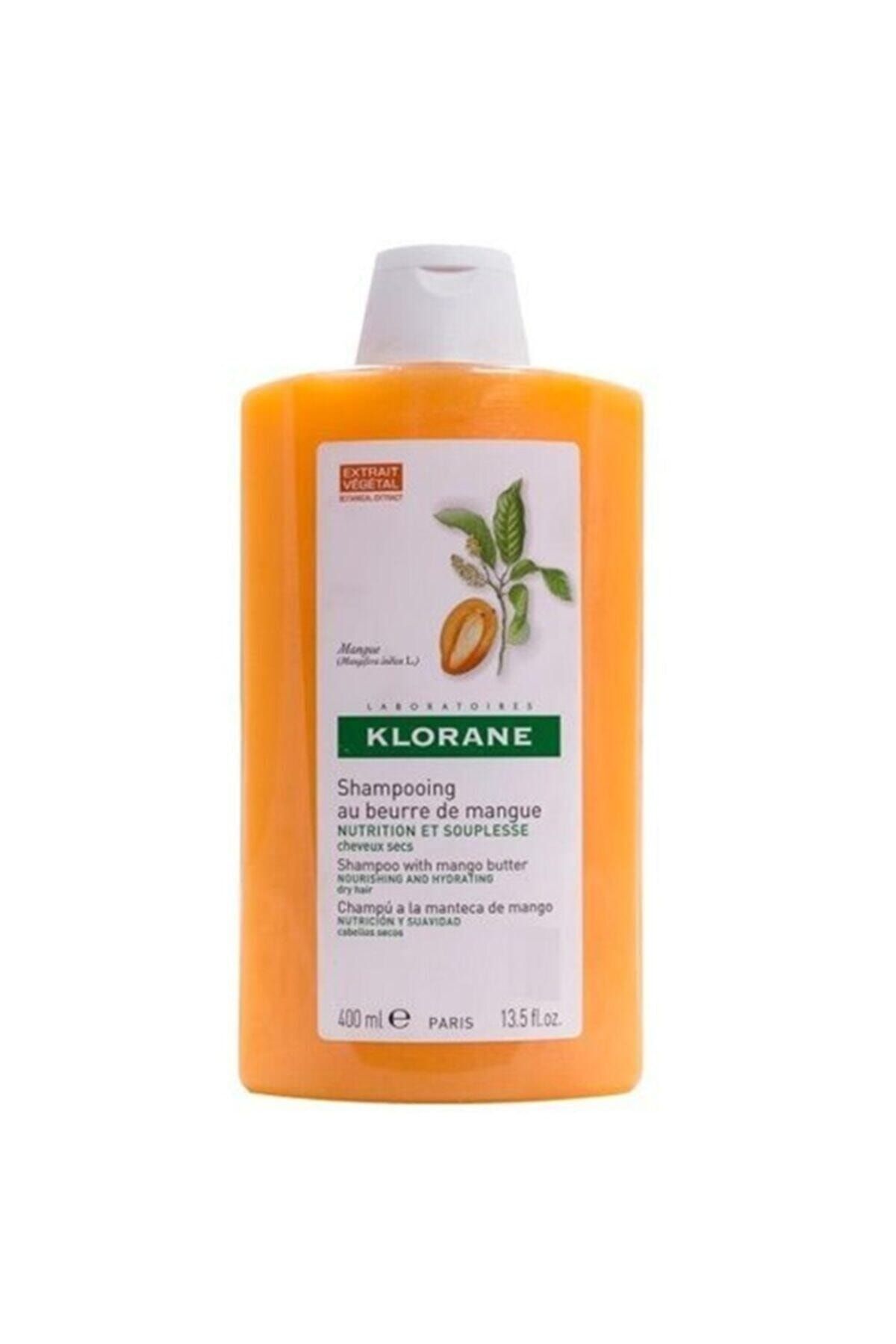 Klorane Mango Yağı Içeren Kuru, Boyalı Ve Yıpranmış Saçlar Için Bakım Şampuanı 400 Ml 3282770106404