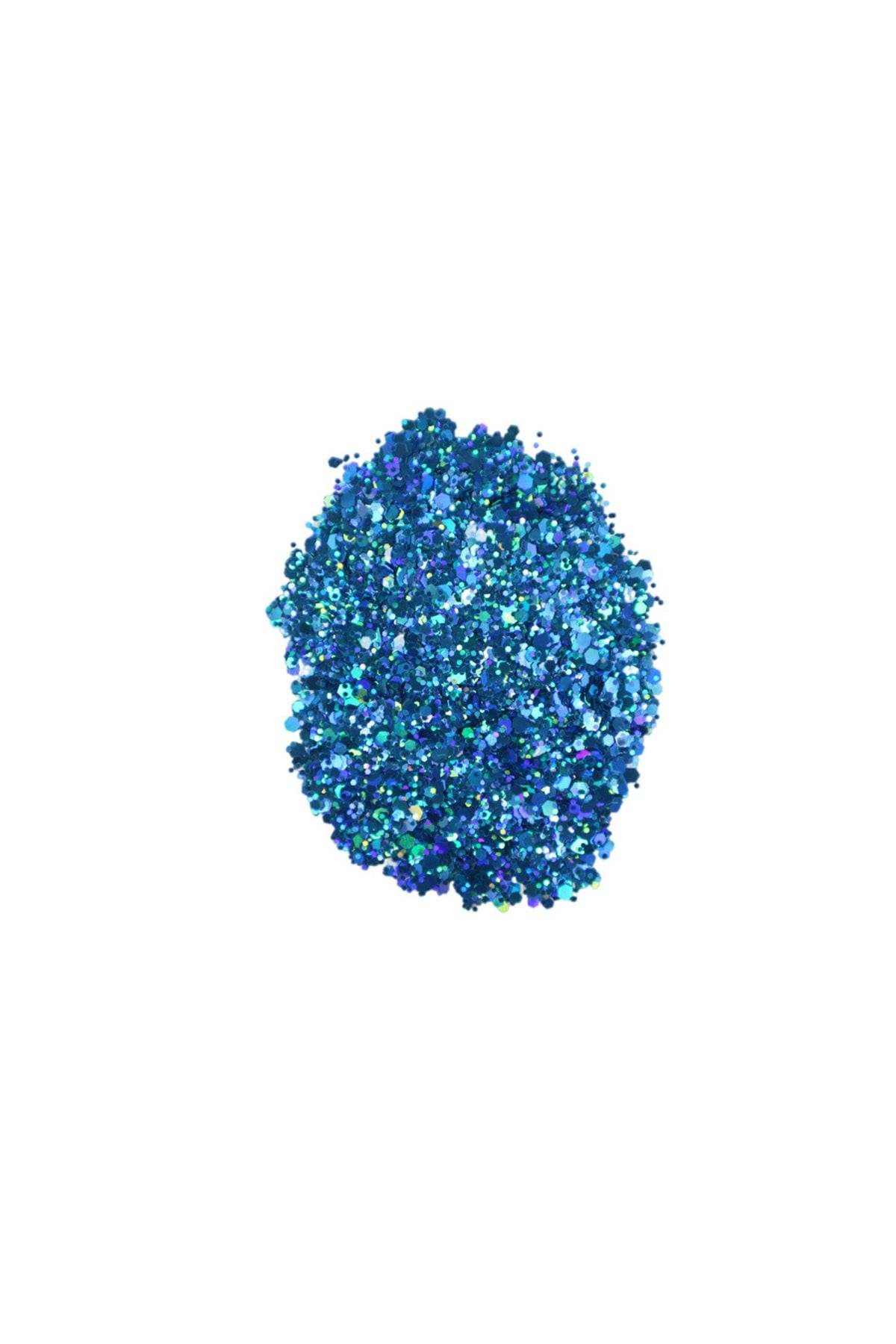 Kimyacınız Mavi Glitter Sim Epoksi Süsleme Aksesuarı 8 Gr