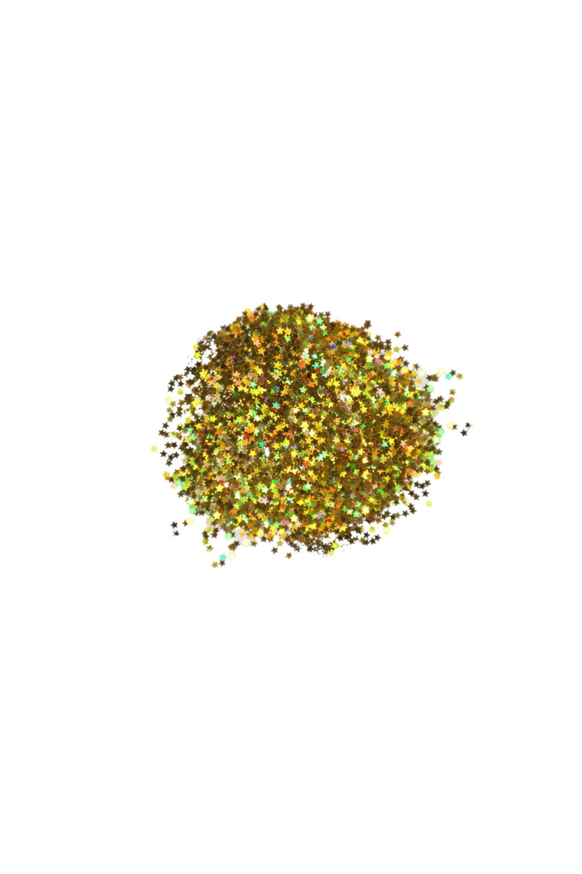 Kimyacınız Altın Sarısı Yıldız Glitter Sim Epoksi Süsleme Aksesuarı 6 gr