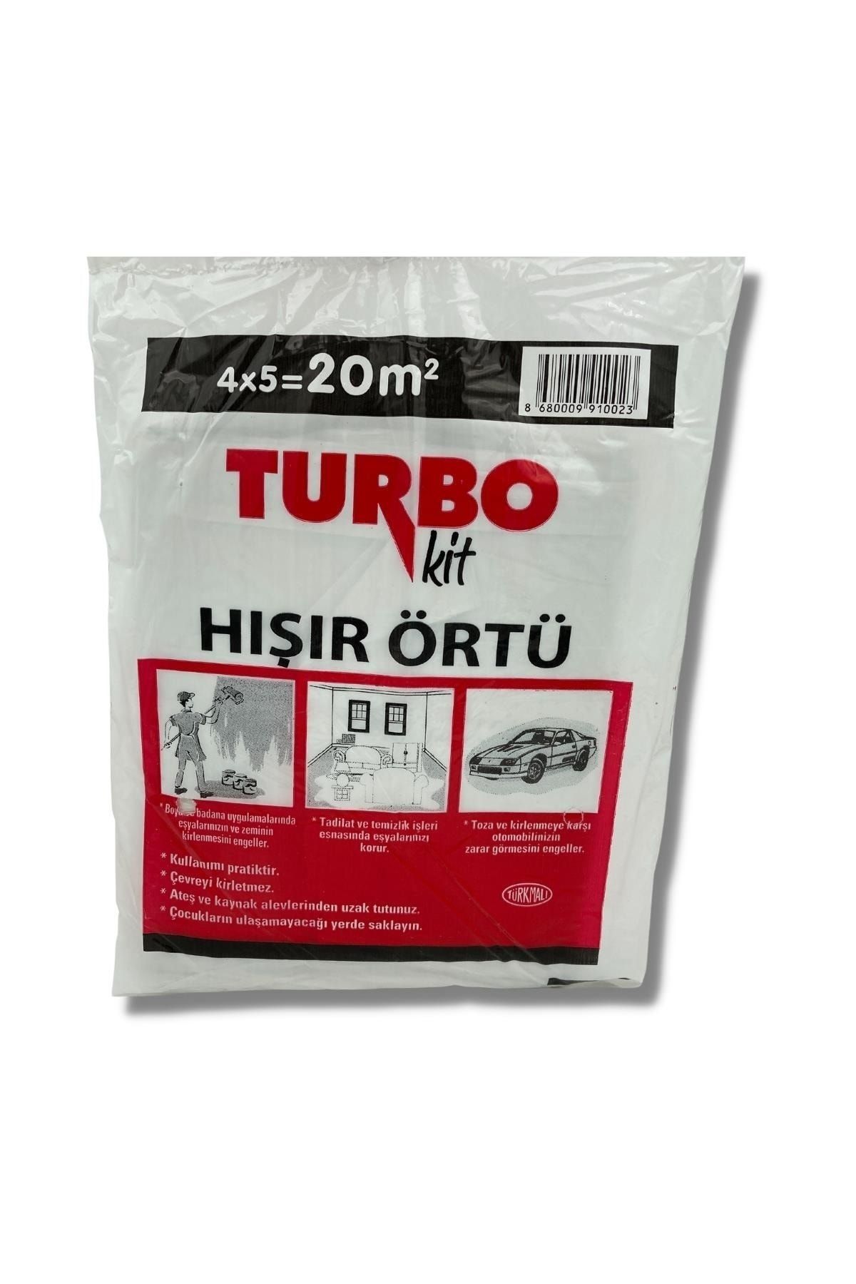 turbokit Turbo Kit Hışır Boya Badana Koruyucu Zemin Örtüsü 20 M2