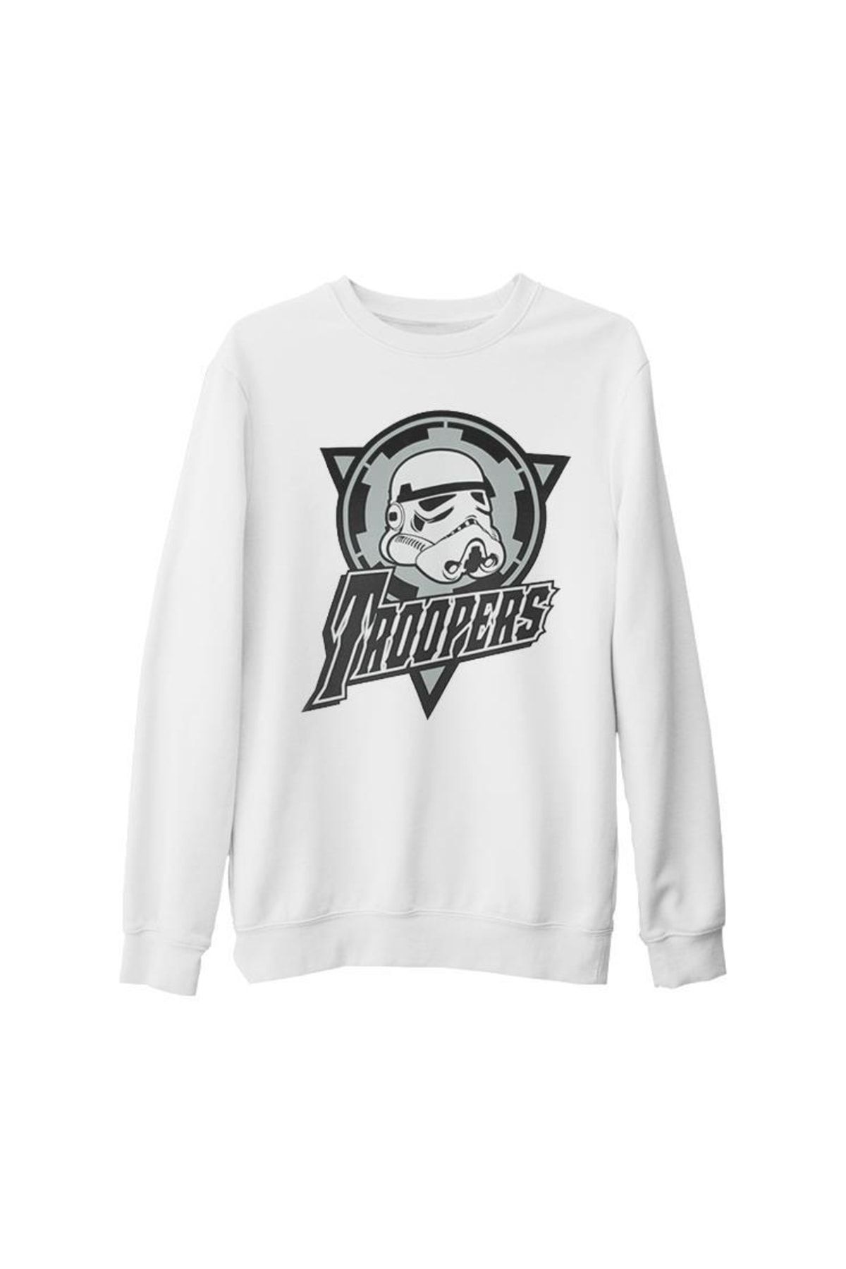 Lord T-Shirt Star Wars Trooper 2 Beyaz Kalın Sweatshirt