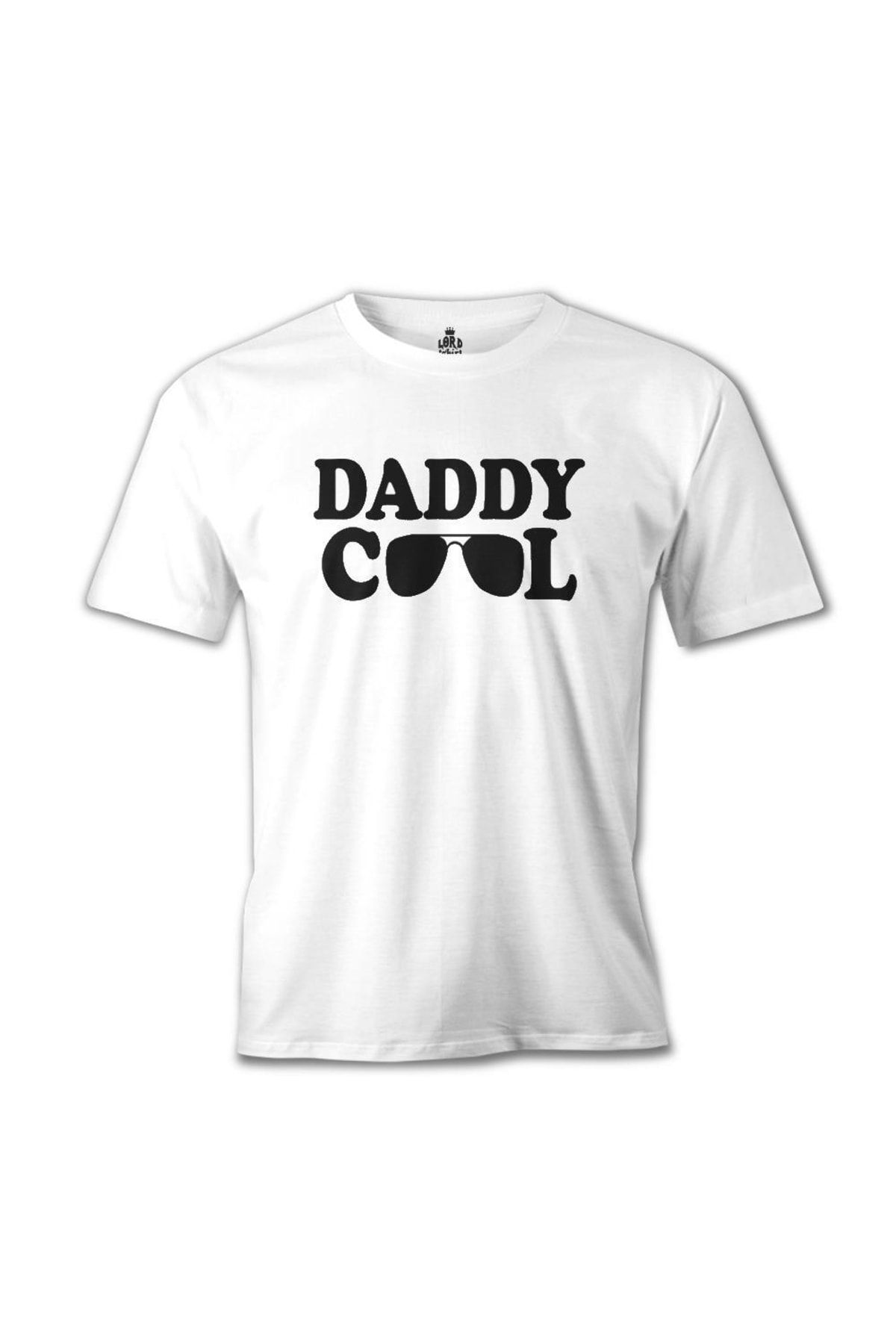 Lord T-Shirt Daddy Cool Beyaz Erkek Tshirt - MB-711